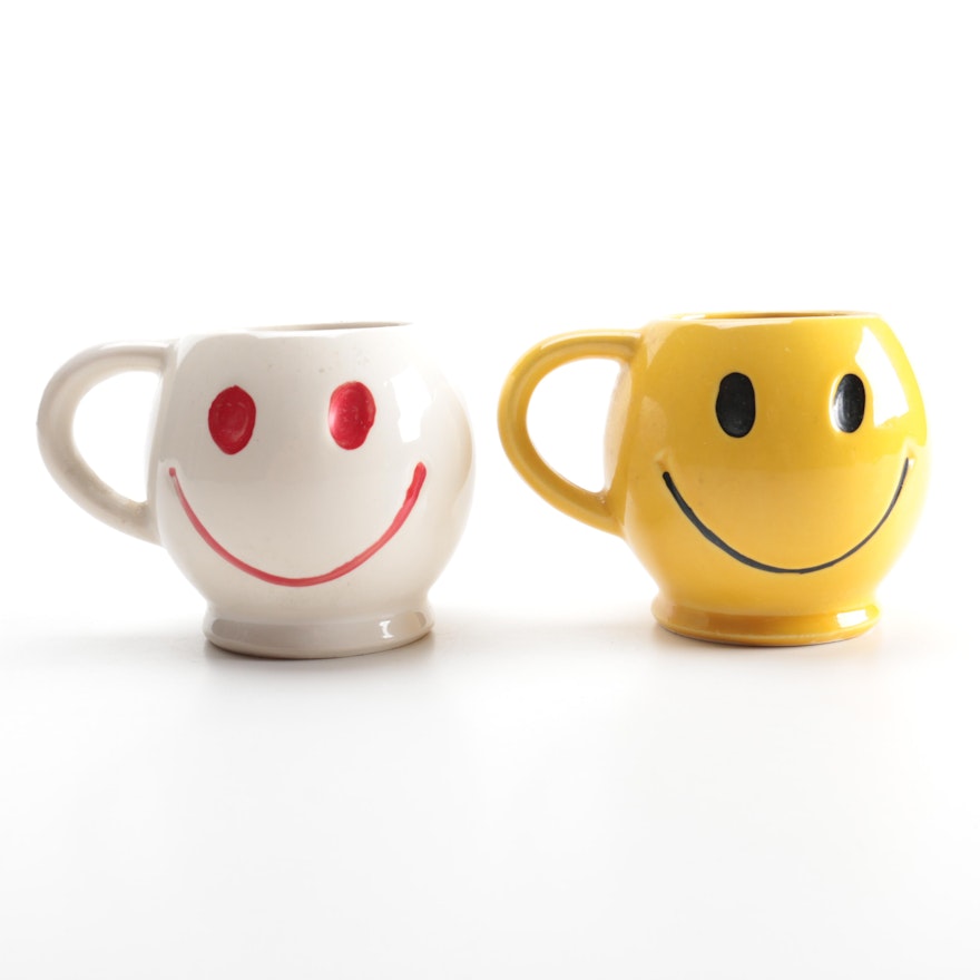 McCoy "Happy Face" Mugs Circa 1971