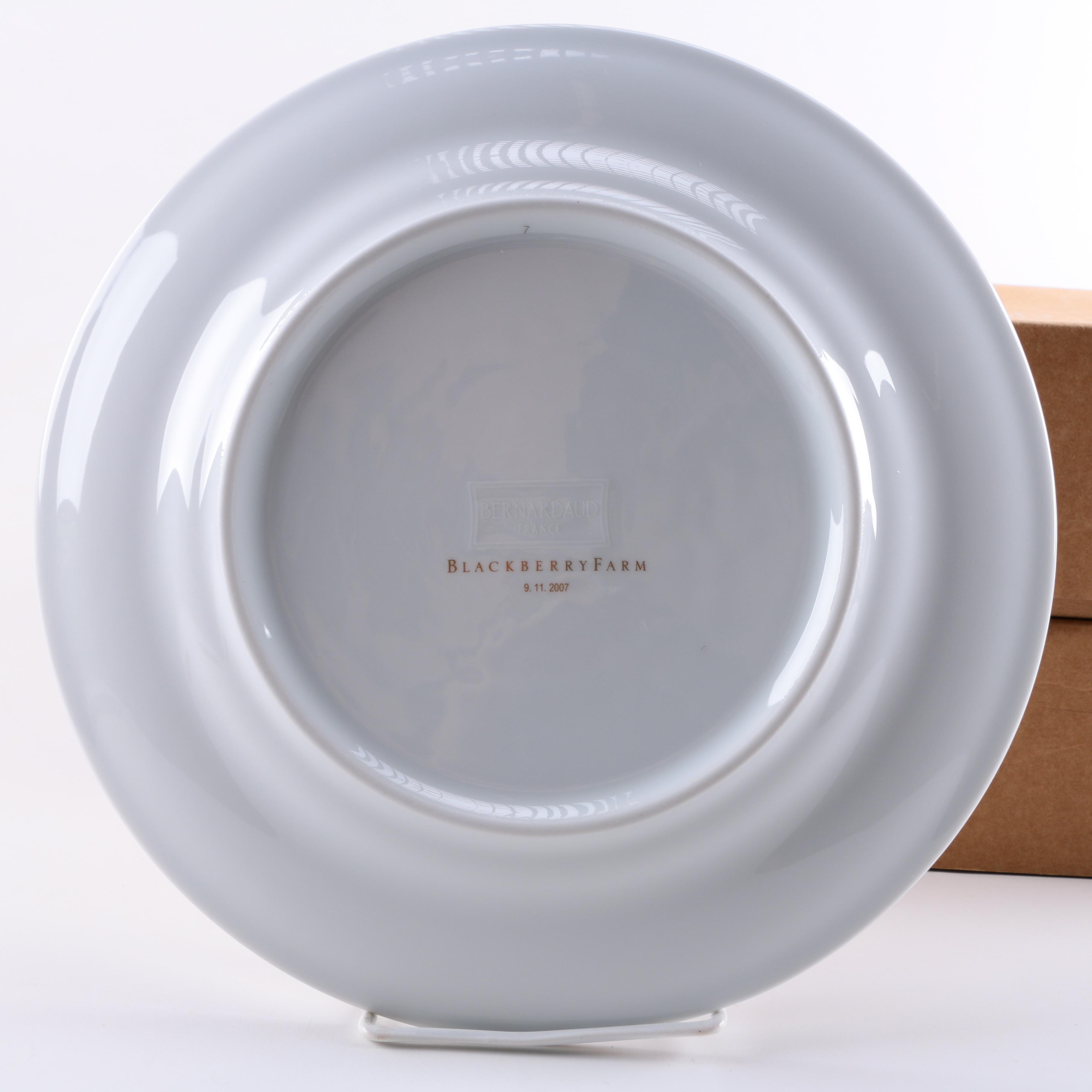 Bernardaud "Blackberry Farm" Dinner Plates