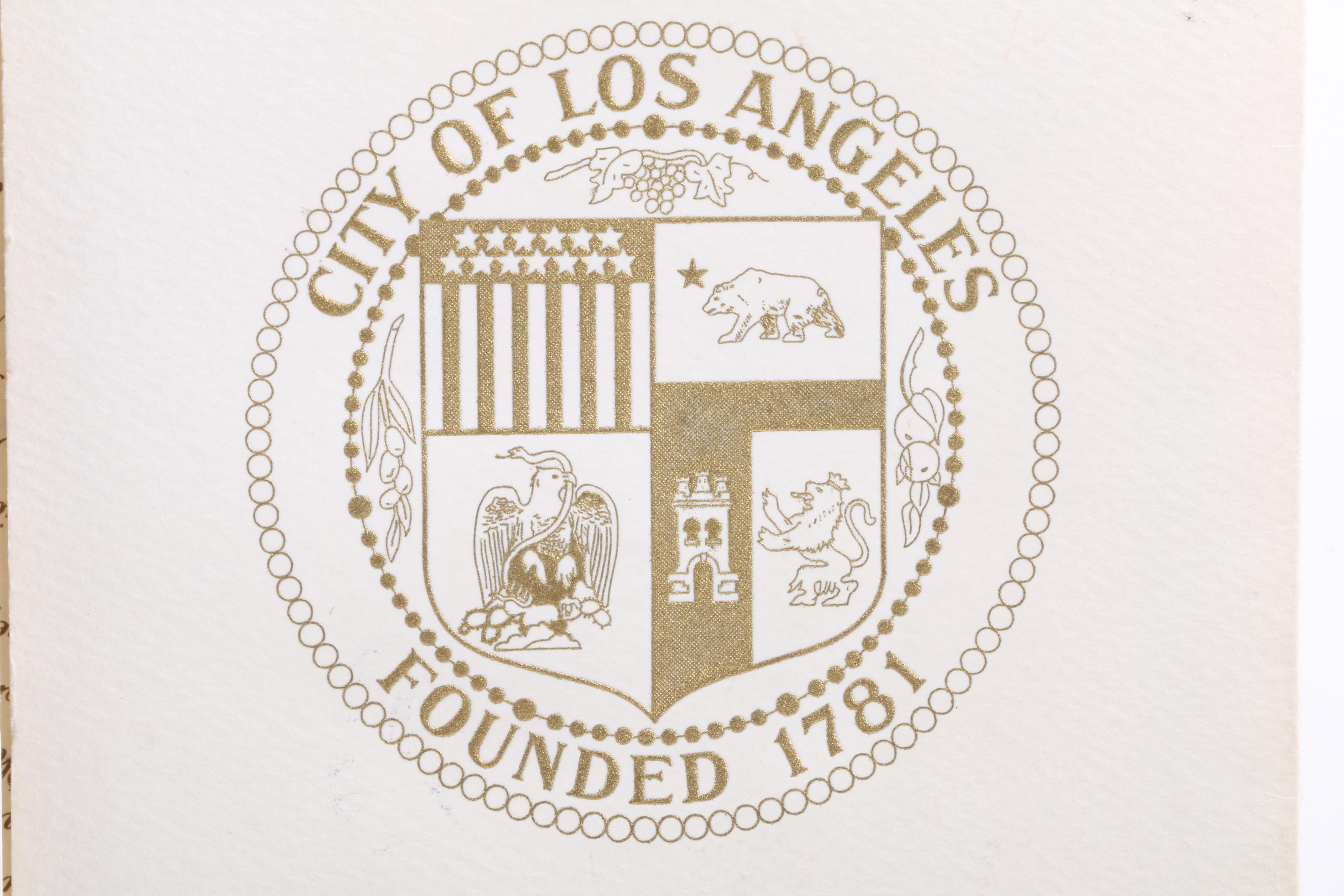 Muhammad Ali Signed 1983 Program Honoring Her Majesty Queen Elizabeth I