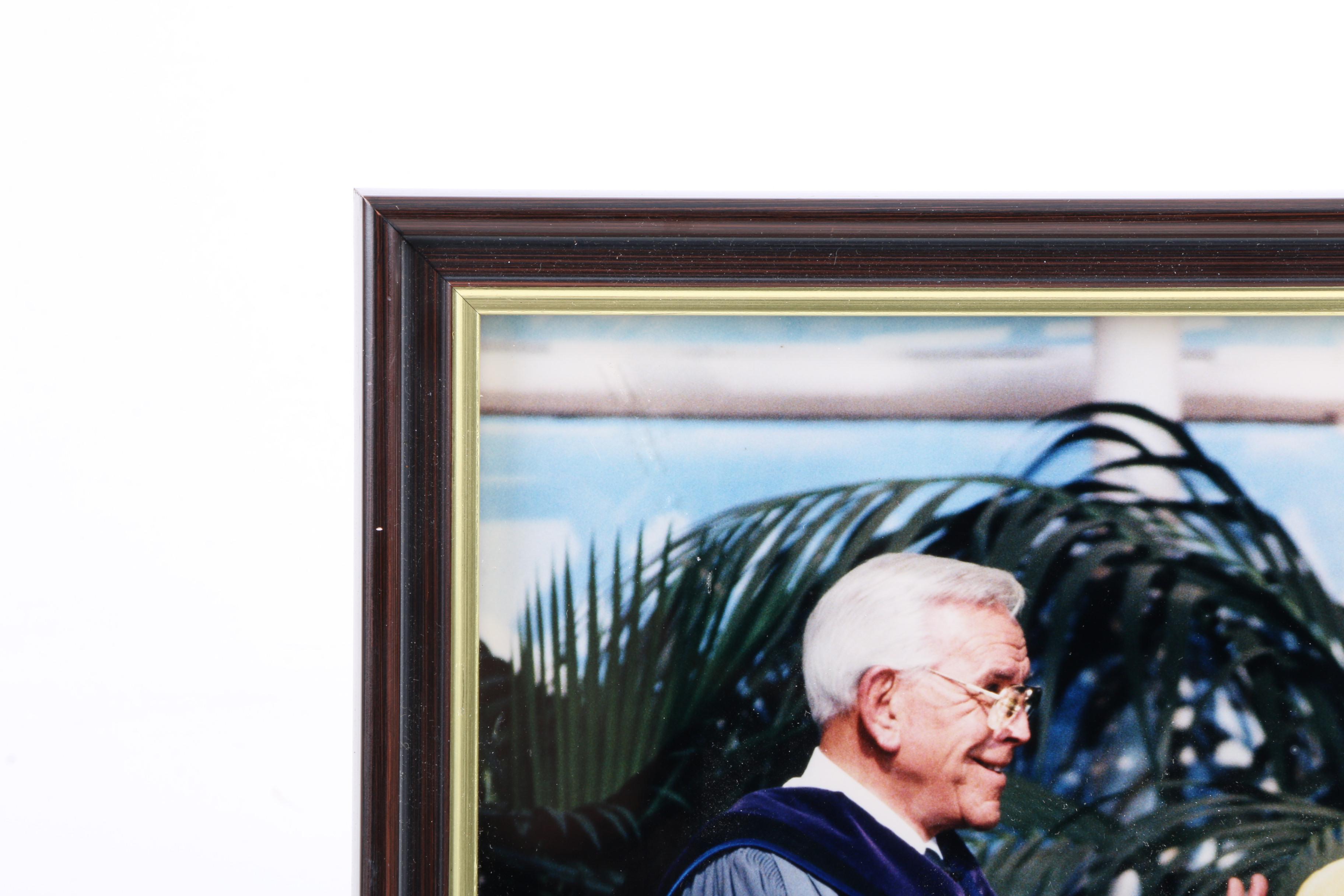 Signed 1998 Colored Photograph of Maya Angelou