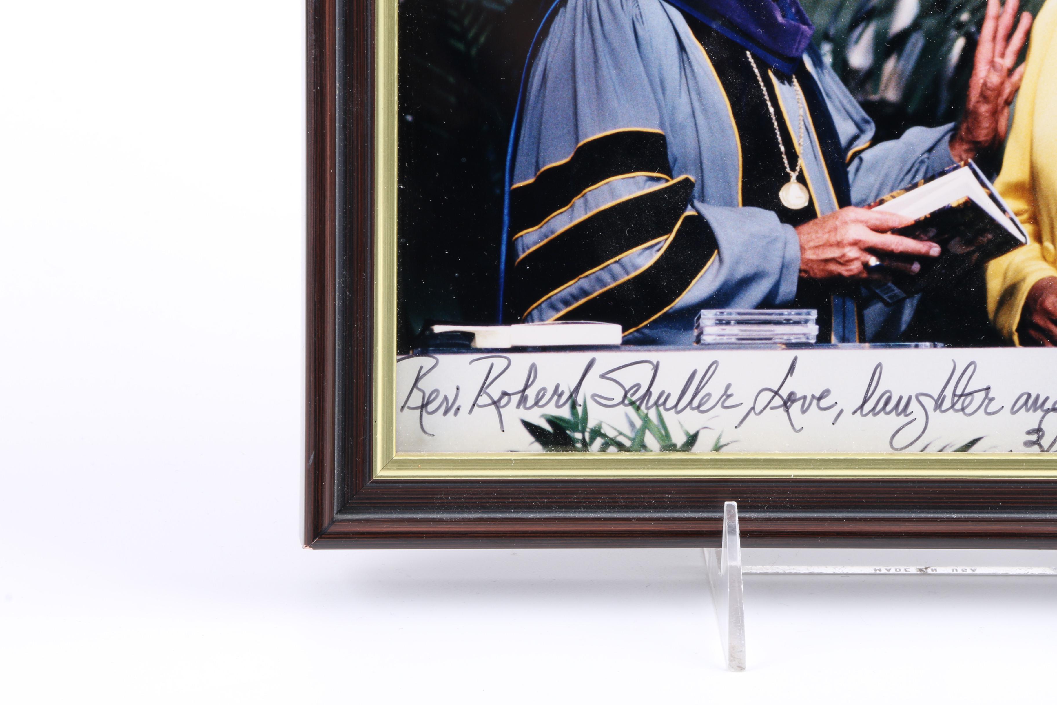 Signed 1998 Colored Photograph of Maya Angelou