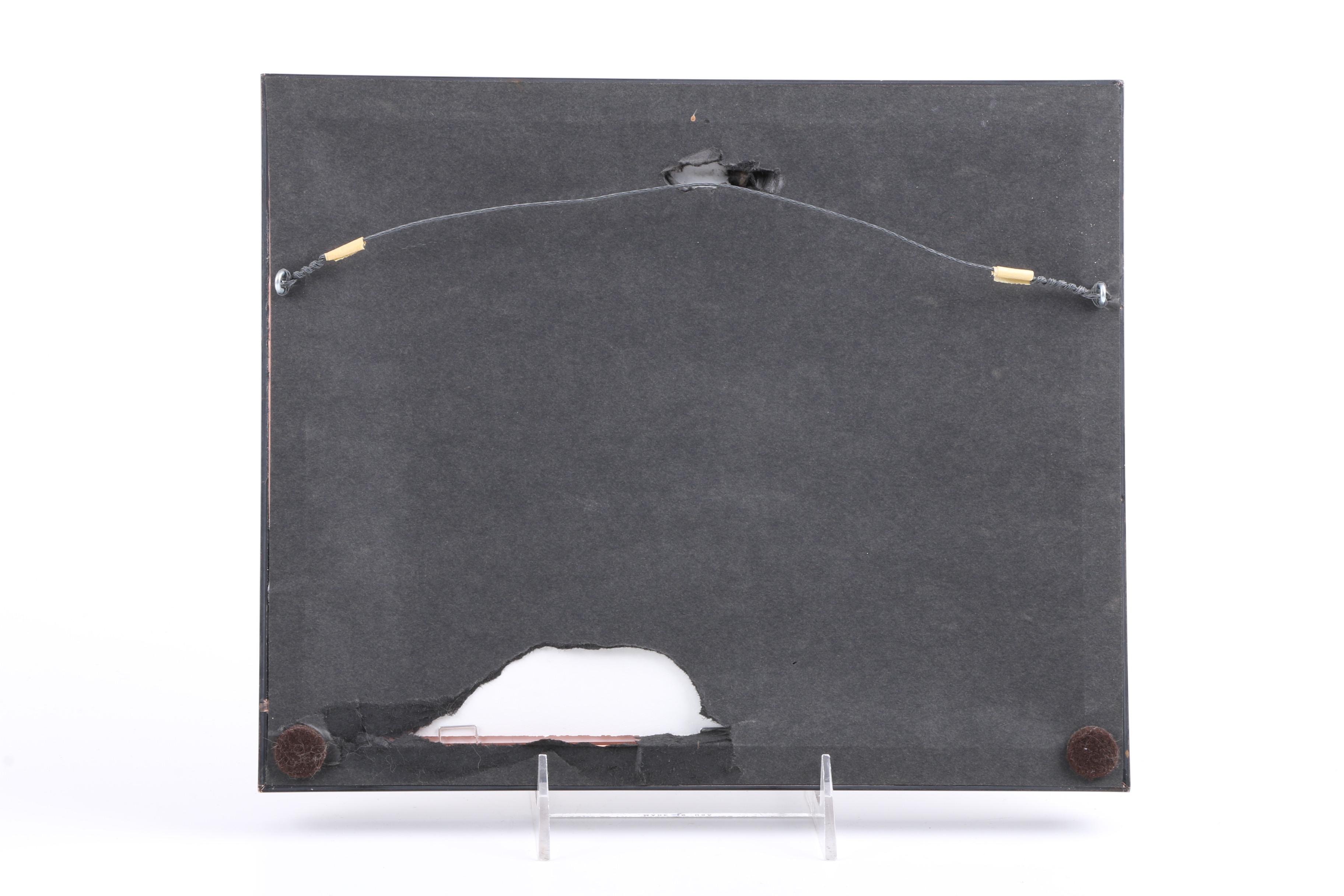 Signed 1998 Colored Photograph of Maya Angelou