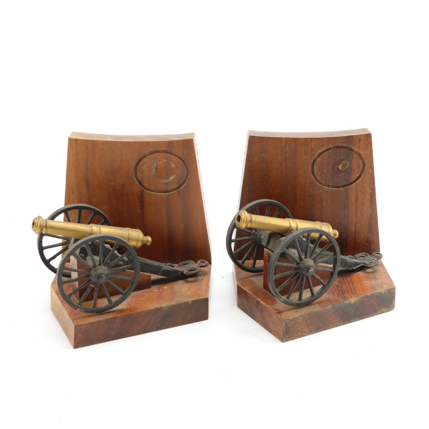 Cannon Bookends