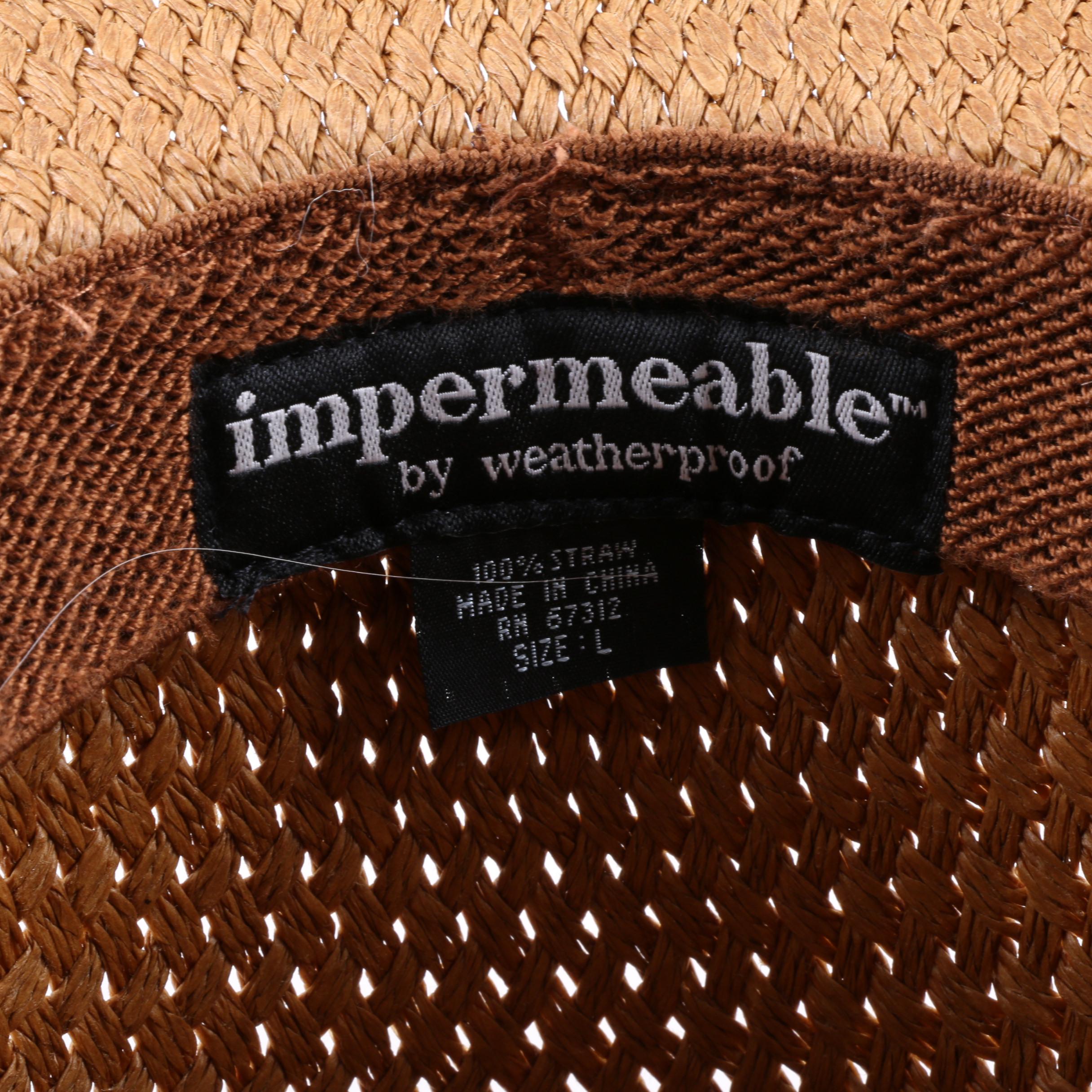 Men's Woven Straw Fedoras