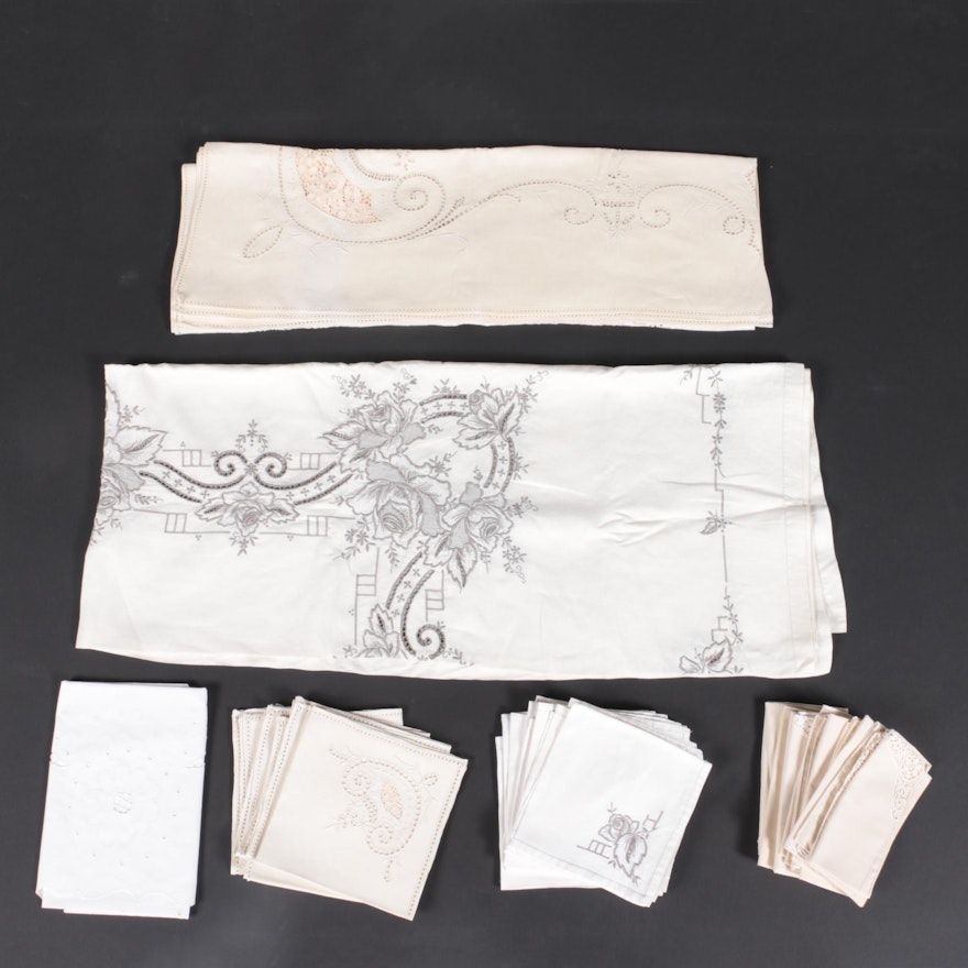 Embroidered Table Linens