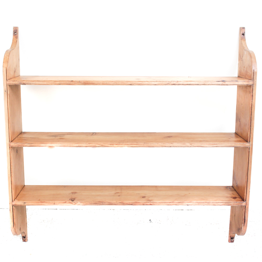 Antique Pine Wall Shelf