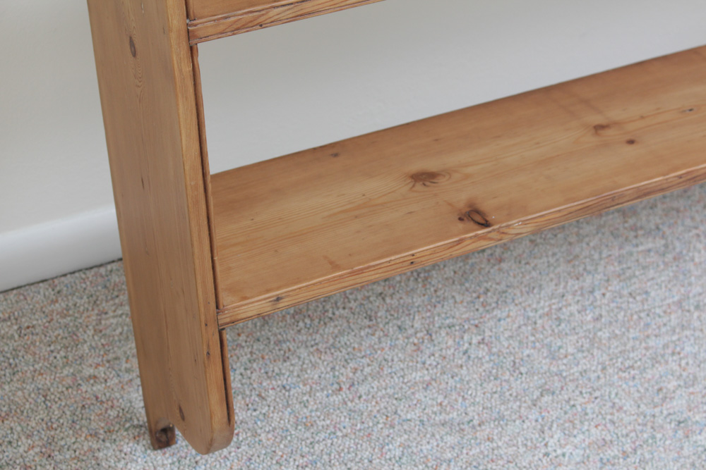 Antique Pine Wall Shelf