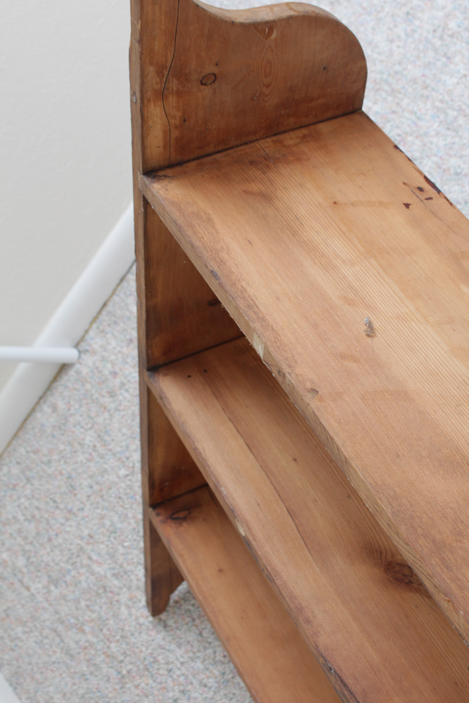 Antique Pine Wall Shelf