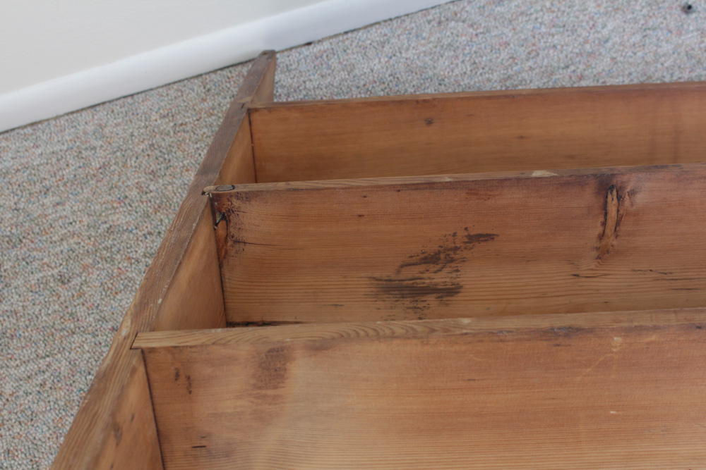 Antique Pine Wall Shelf