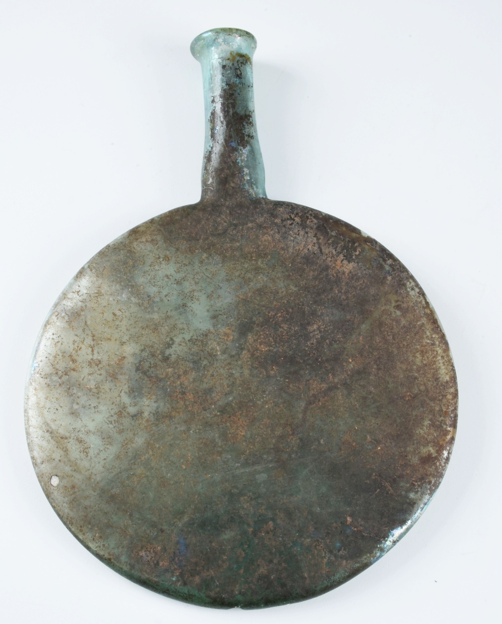 Roman Glass Flask Accompanied by Certificate From Tel Aviv Hilton