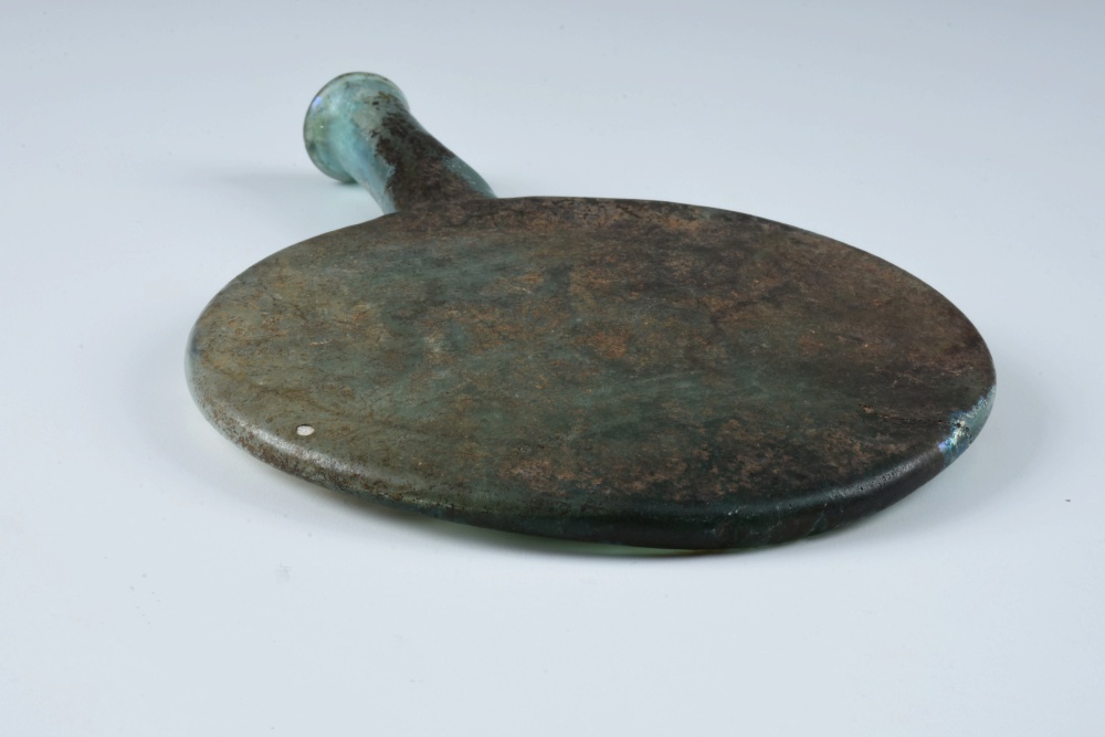 Roman Glass Flask Accompanied by Certificate From Tel Aviv Hilton