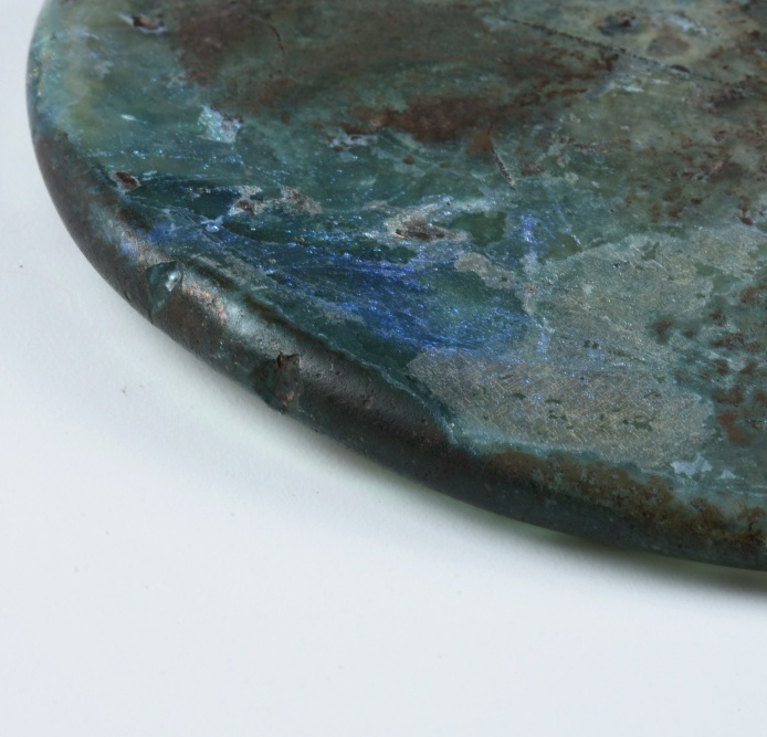 Roman Glass Flask Accompanied by Certificate From Tel Aviv Hilton