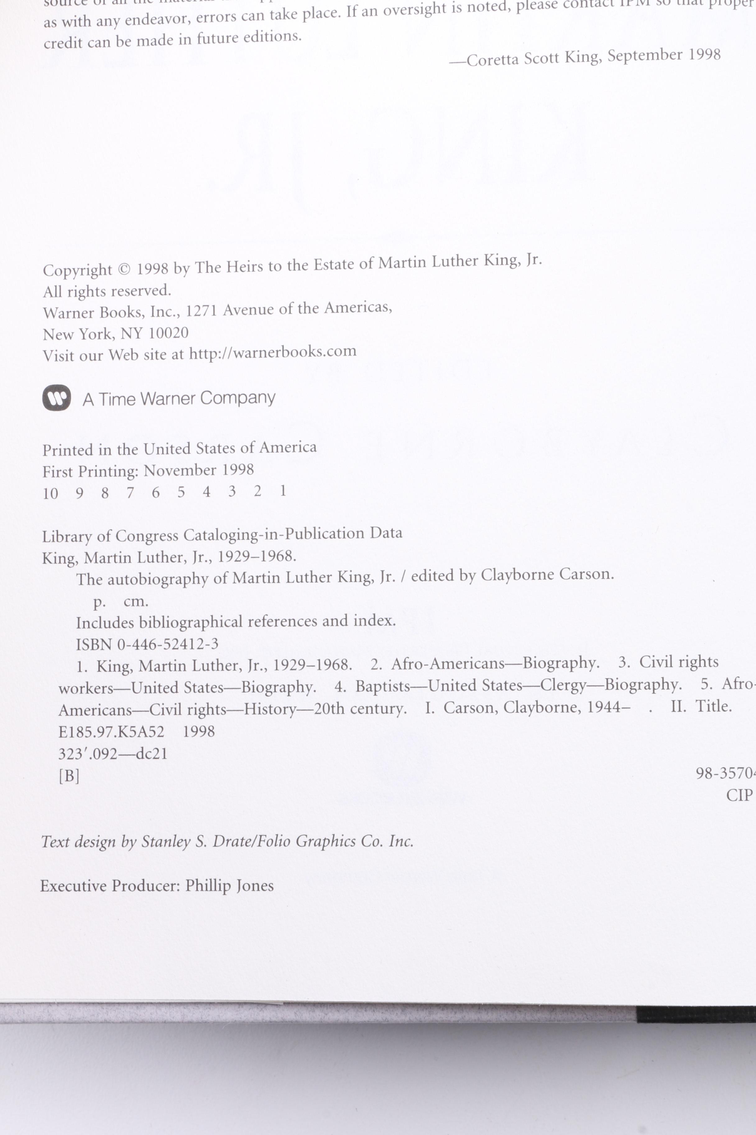 Coretta Scott King Ephemera and Inscribed Book