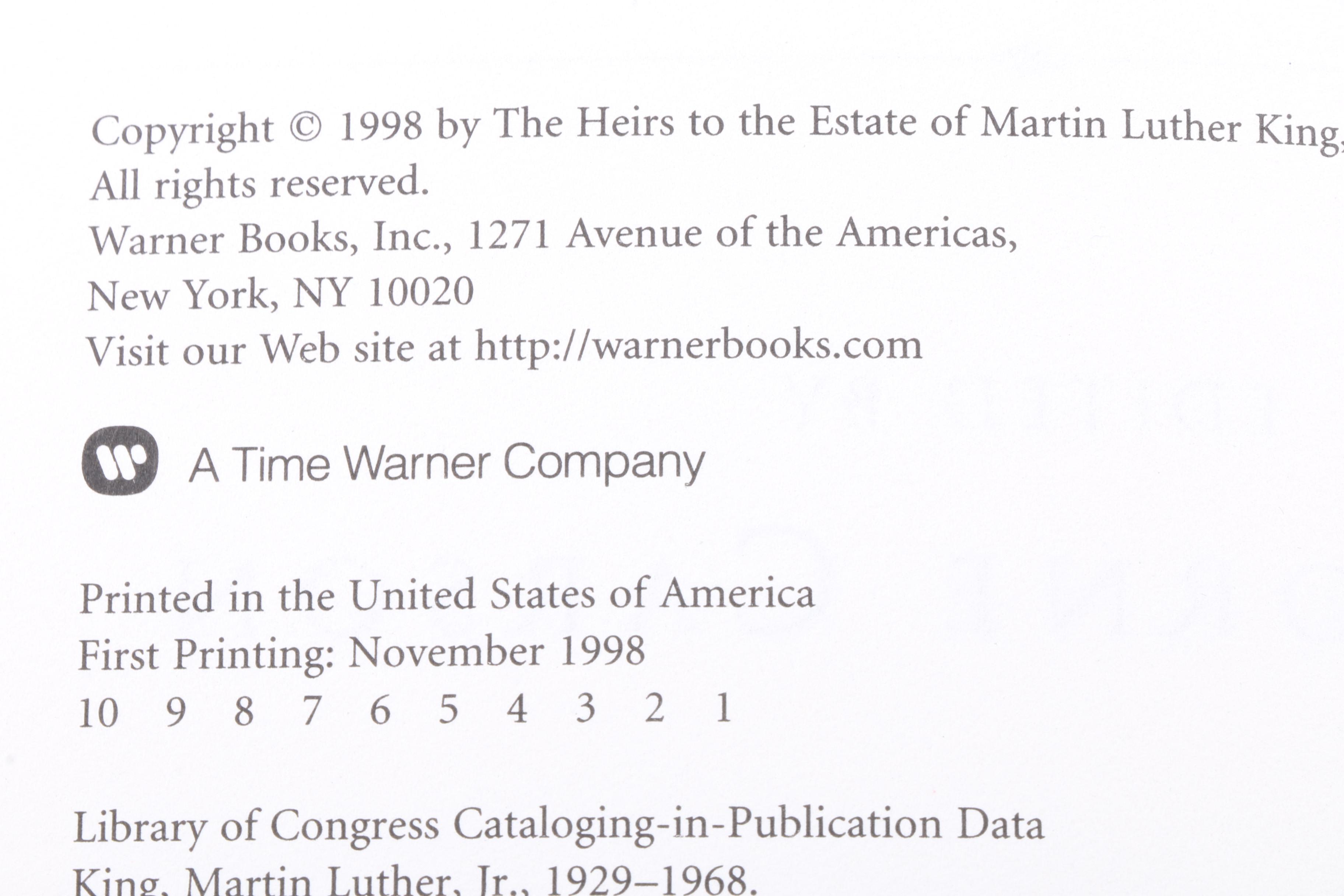 Coretta Scott King Ephemera and Inscribed Book