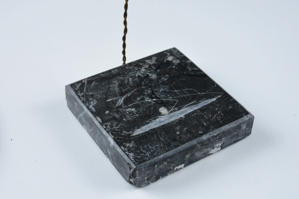 Roman Glass Flask Accompanied by Certificate From Tel Aviv Hilton