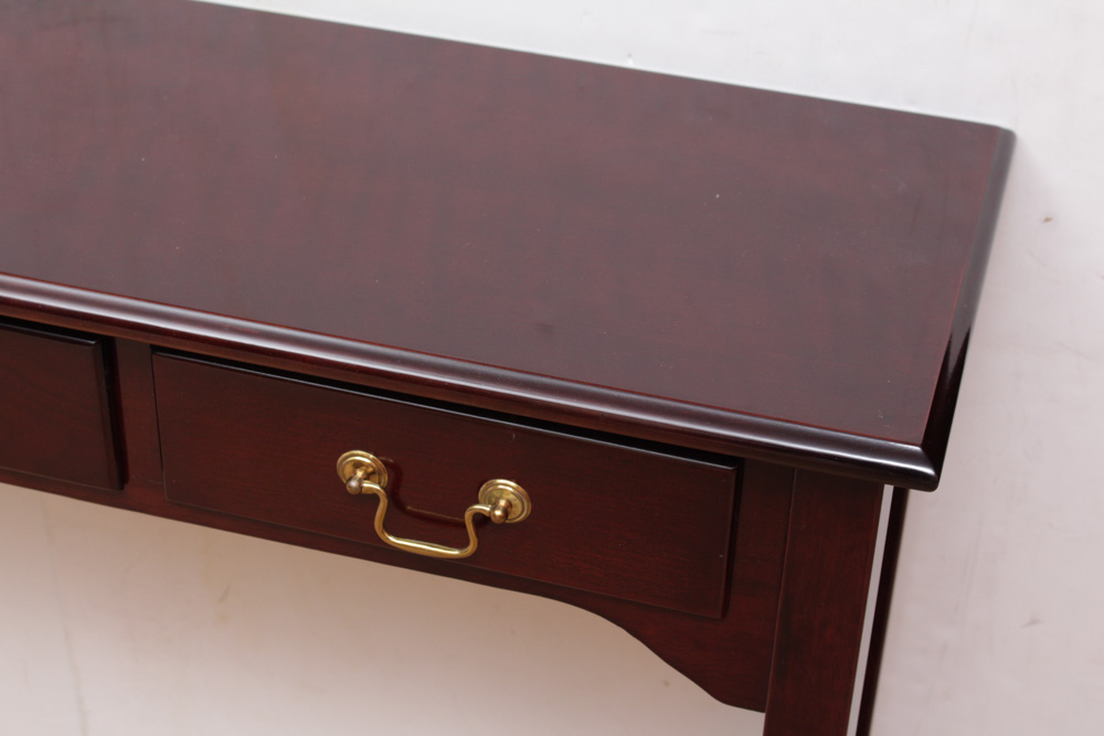 Mahogany Sofa Table by the Bombay Company