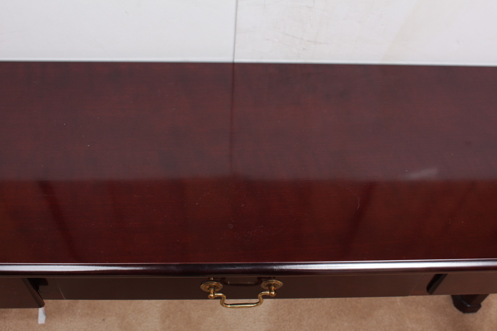 Mahogany Sofa Table by the Bombay Company