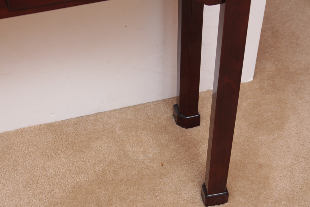 Mahogany Sofa Table by the Bombay Company