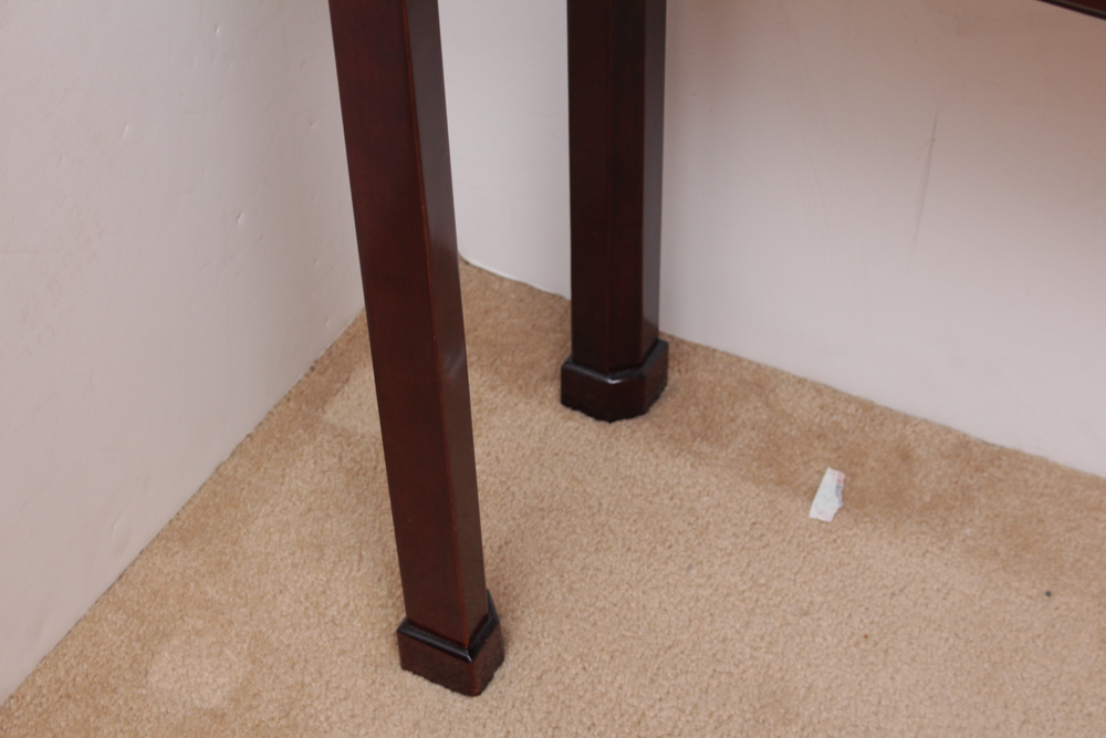 Mahogany Sofa Table by the Bombay Company