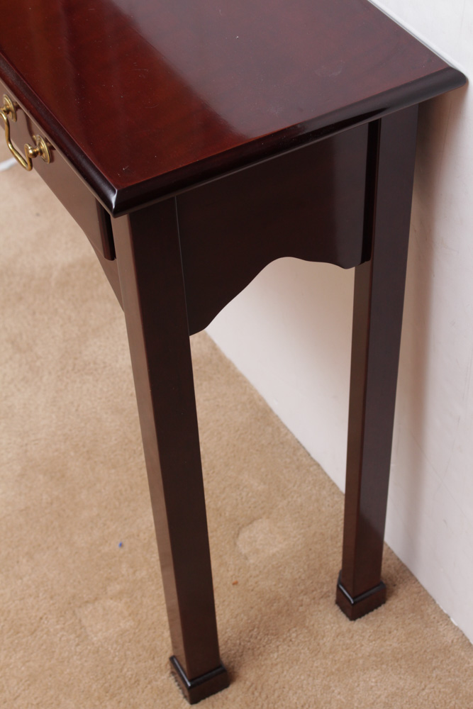 Mahogany Sofa Table by the Bombay Company