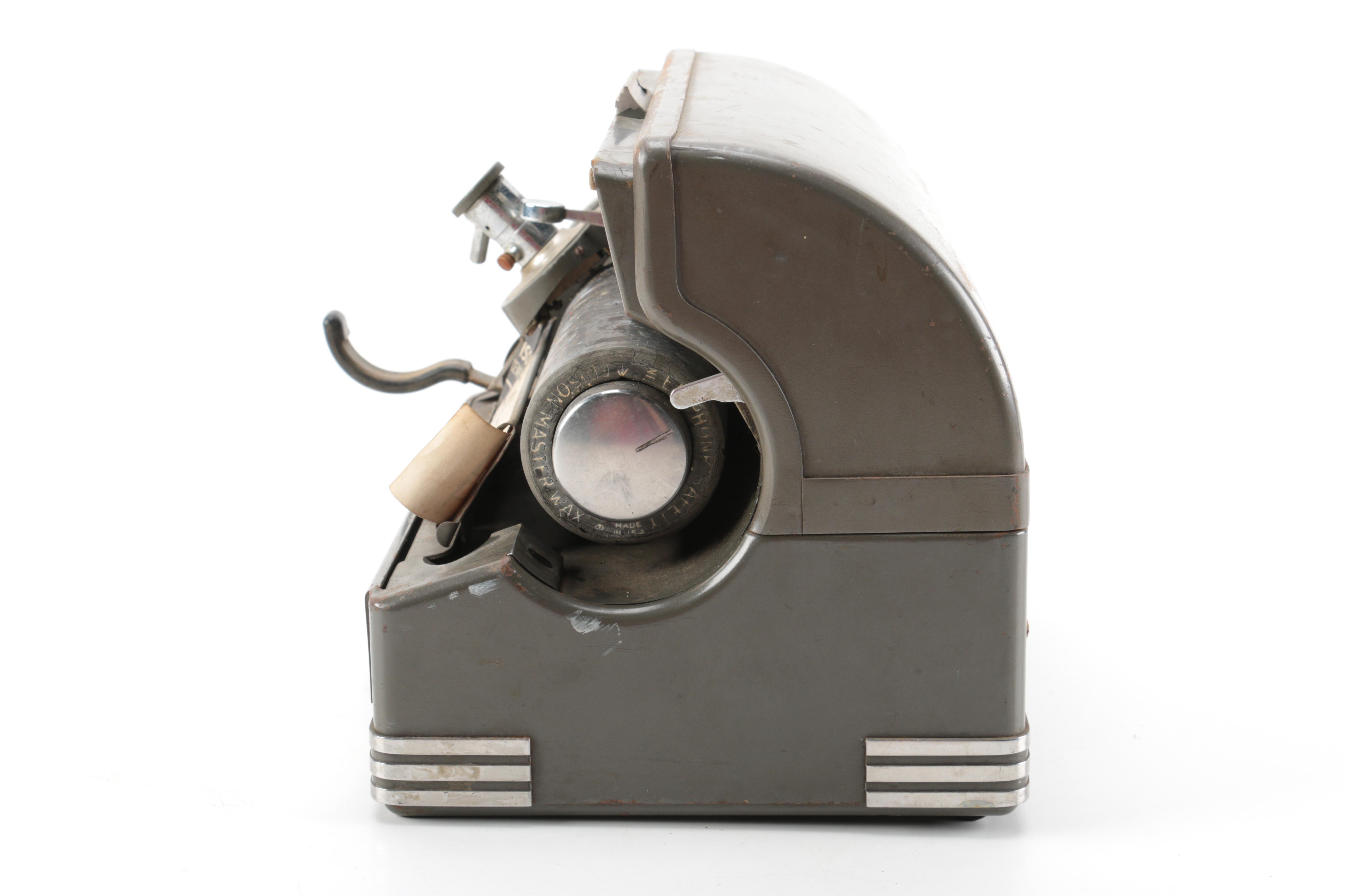 Edison Ediphone Wax Cylinder Dictation Machine