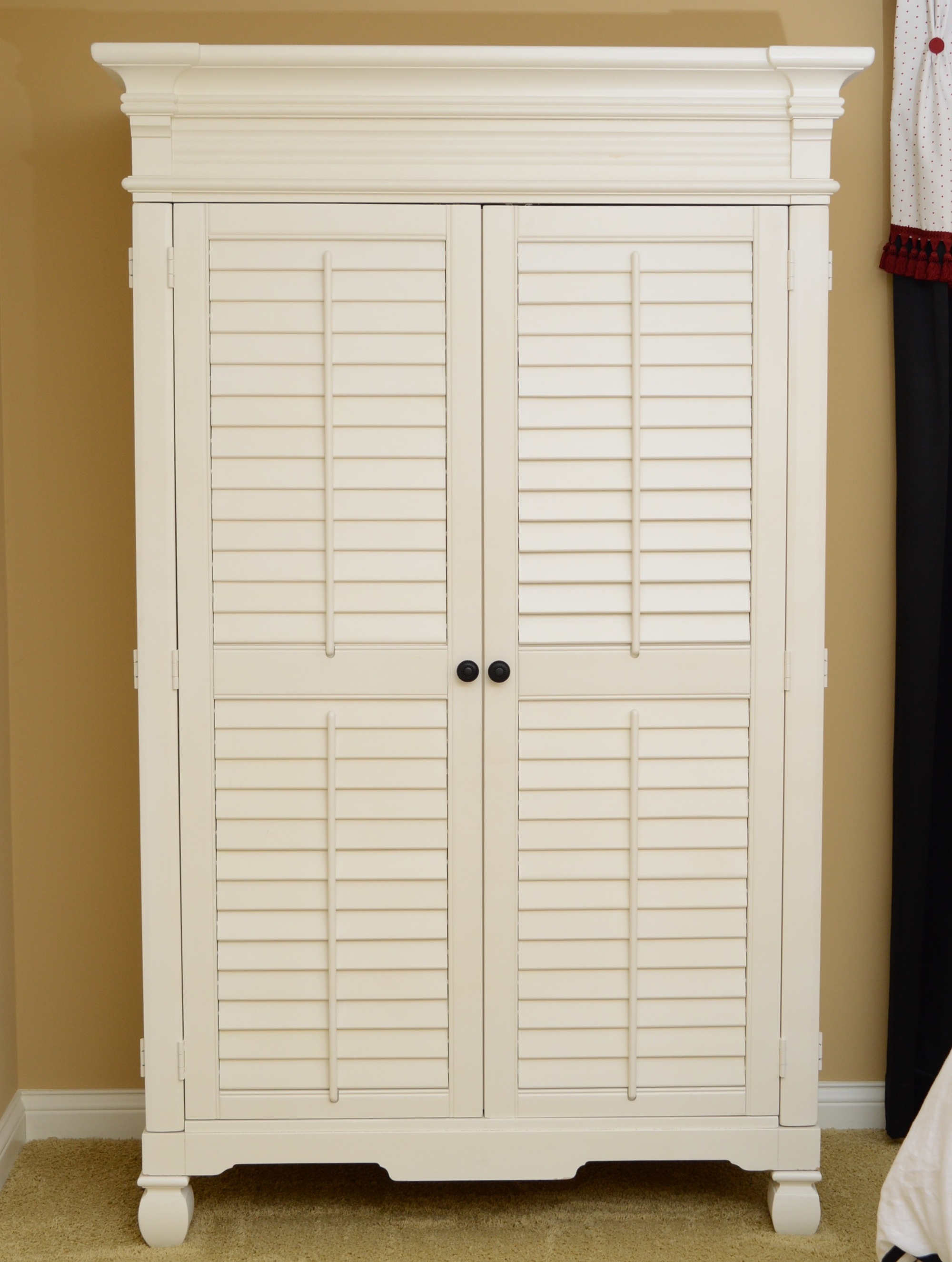 American Signature Armoire with Louvered Doors