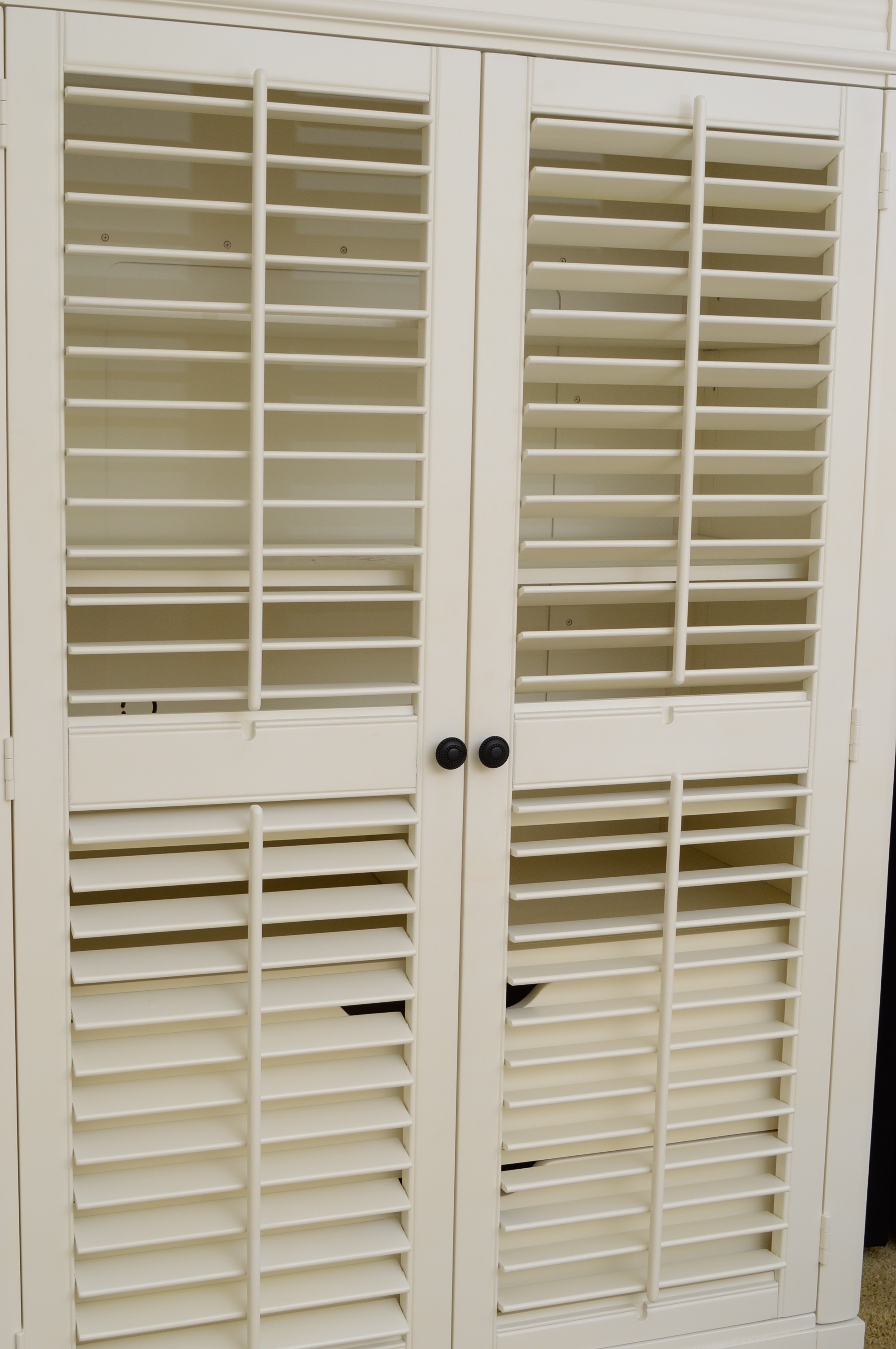 American Signature Armoire with Louvered Doors