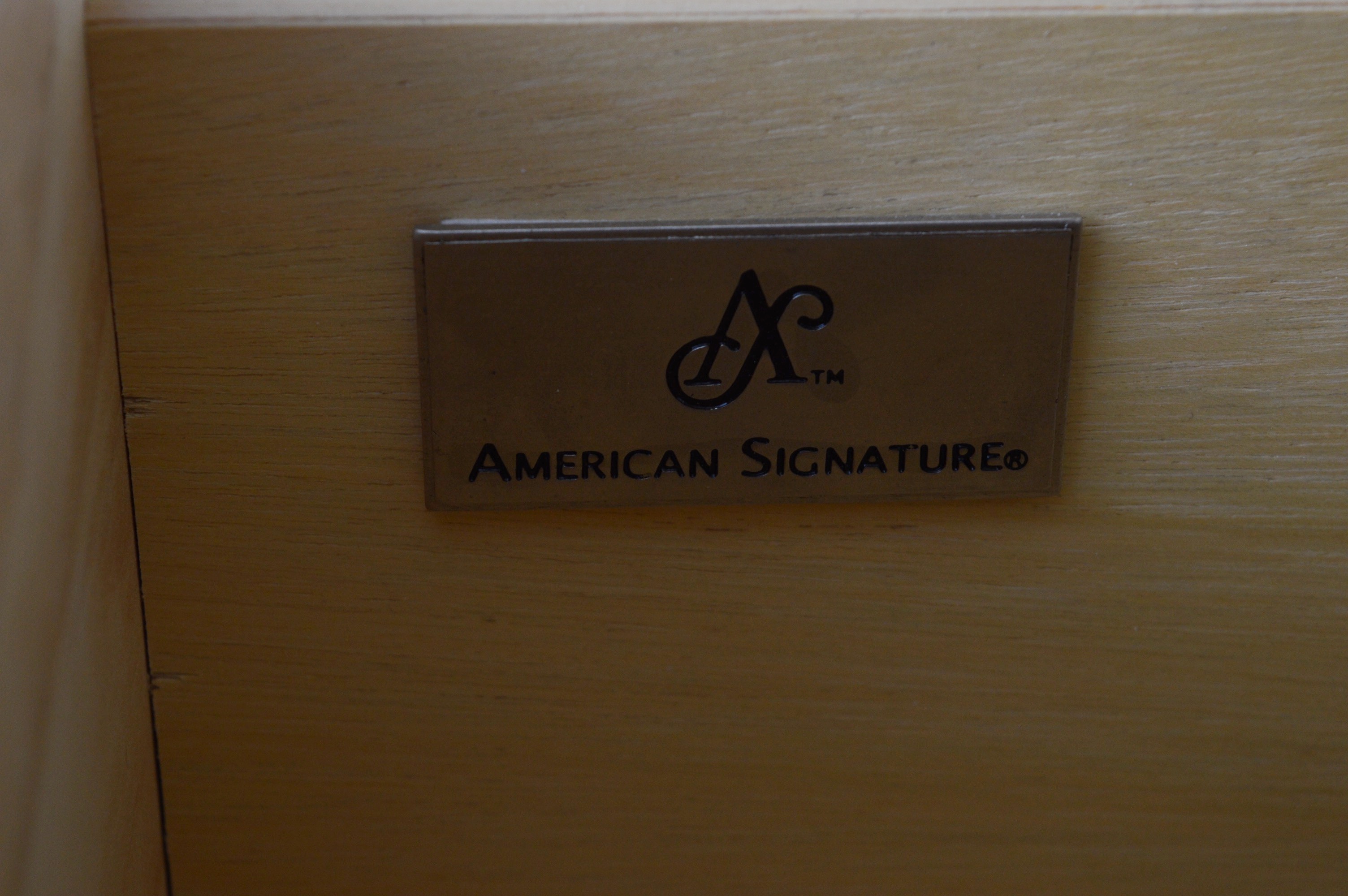 American Signature Armoire with Louvered Doors