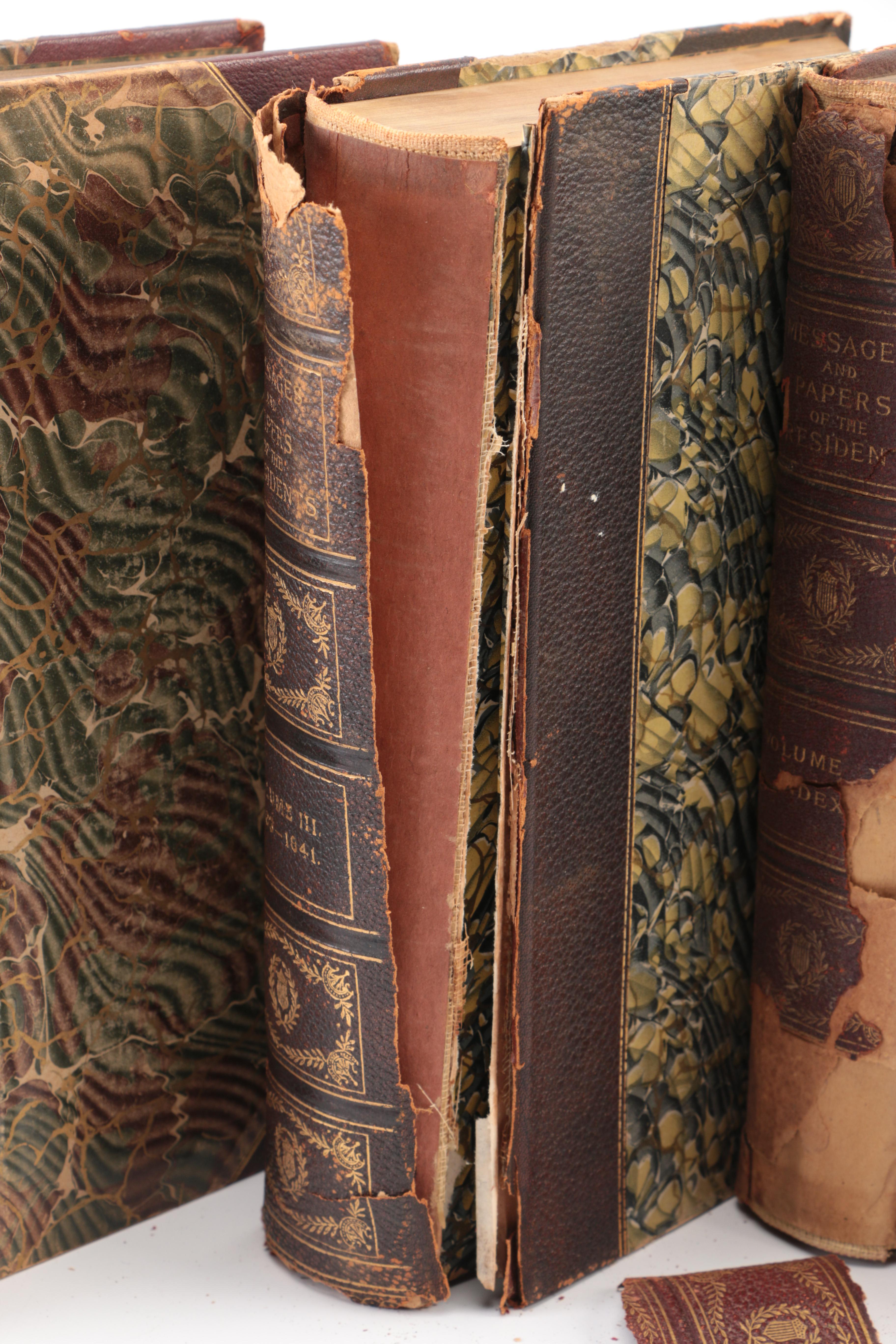 1902 Five -Volume "Messages and Papers of the Presidents" by James D. Richardson