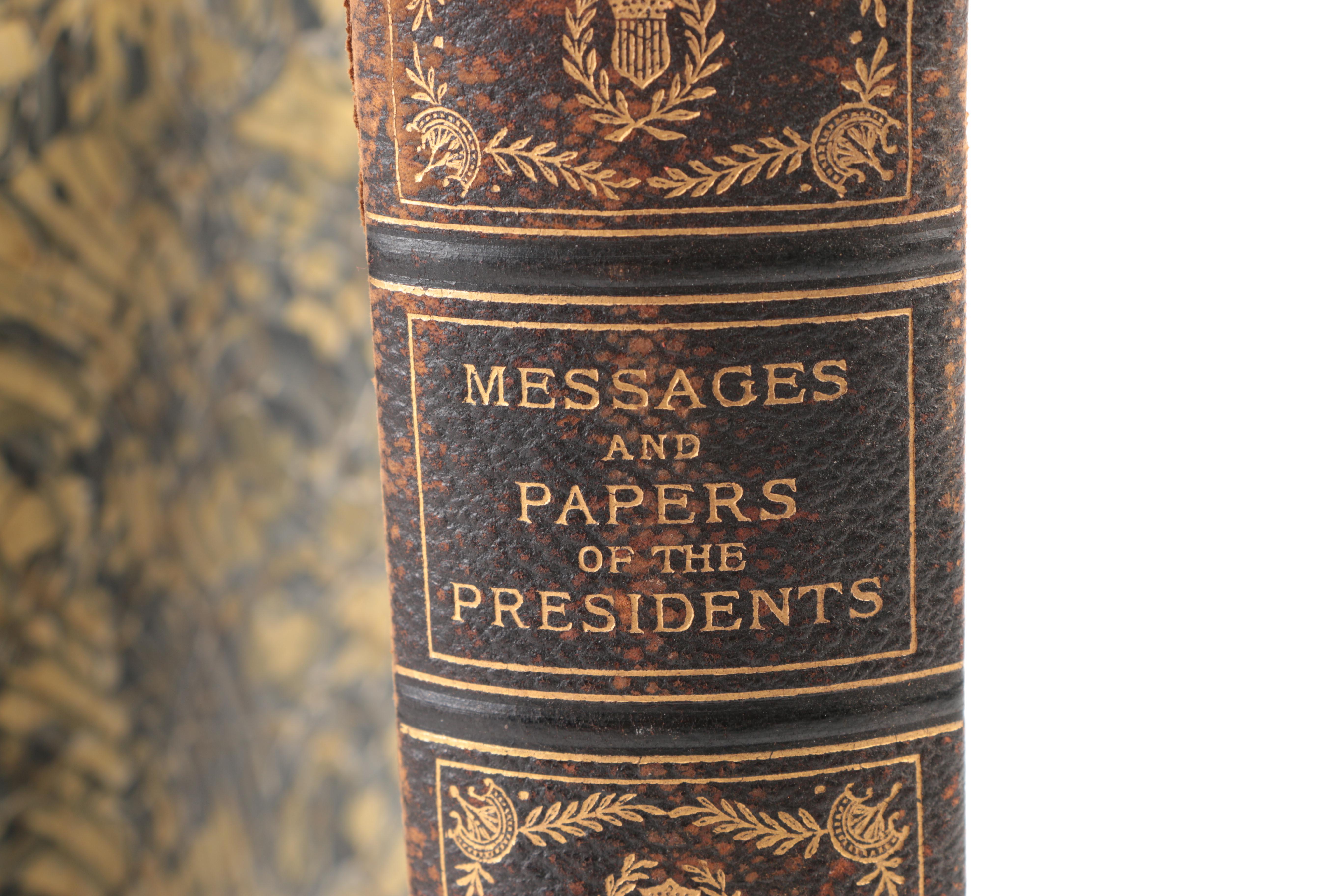 1902 Five -Volume "Messages and Papers of the Presidents" by James D. Richardson