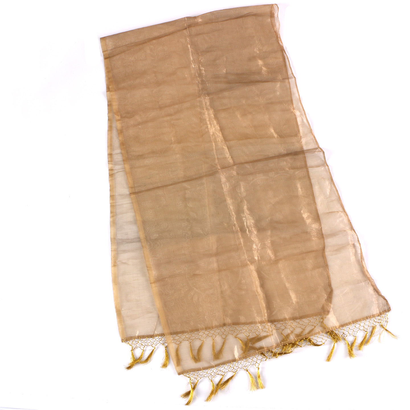 Foliate Fringe Scarf