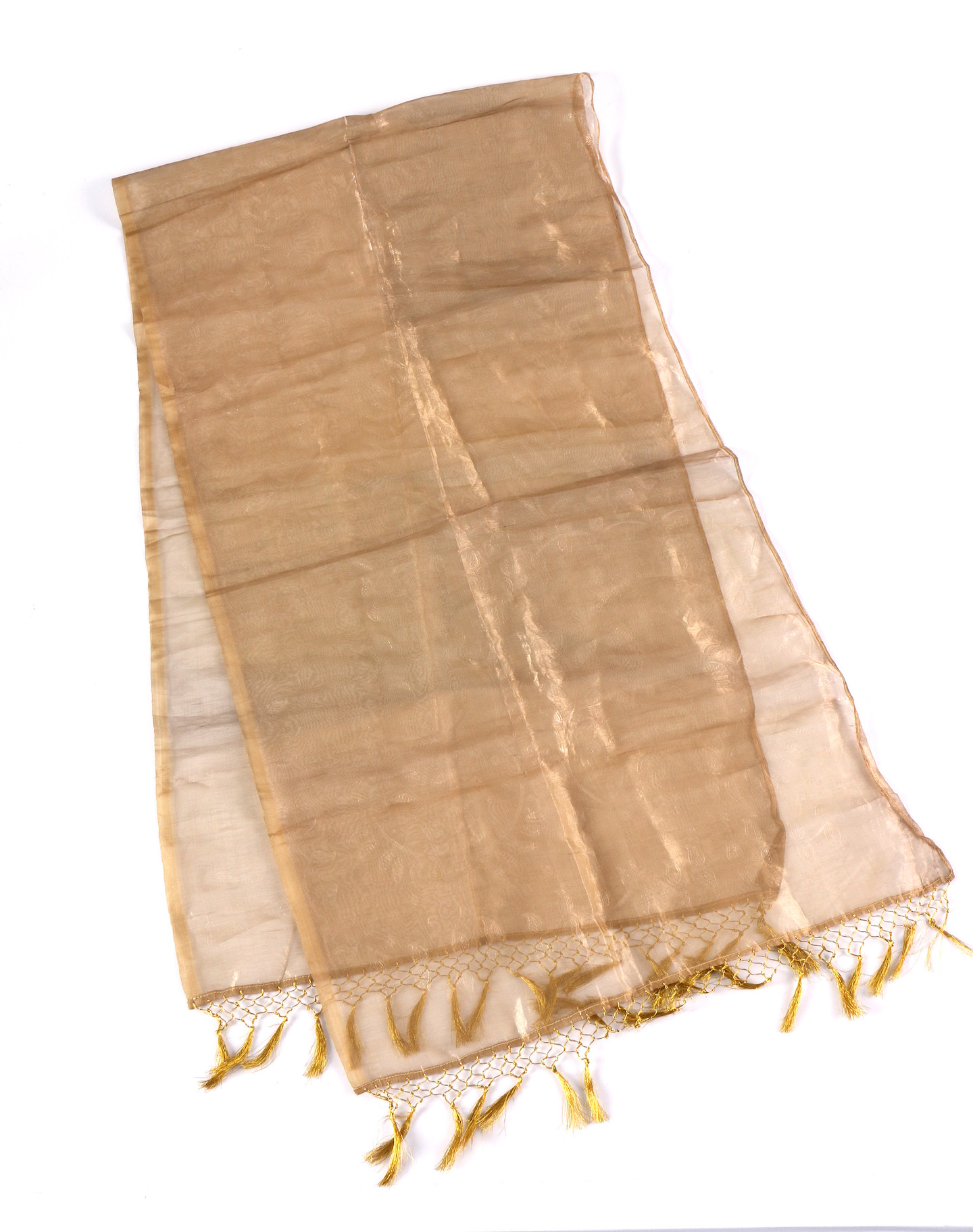 Foliate Fringe Scarf