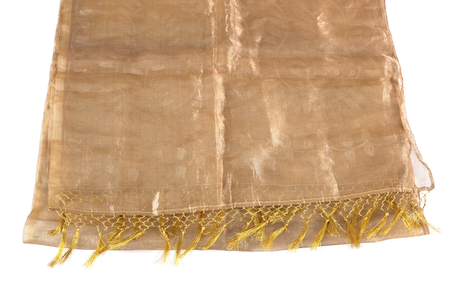 Foliate Fringe Scarf