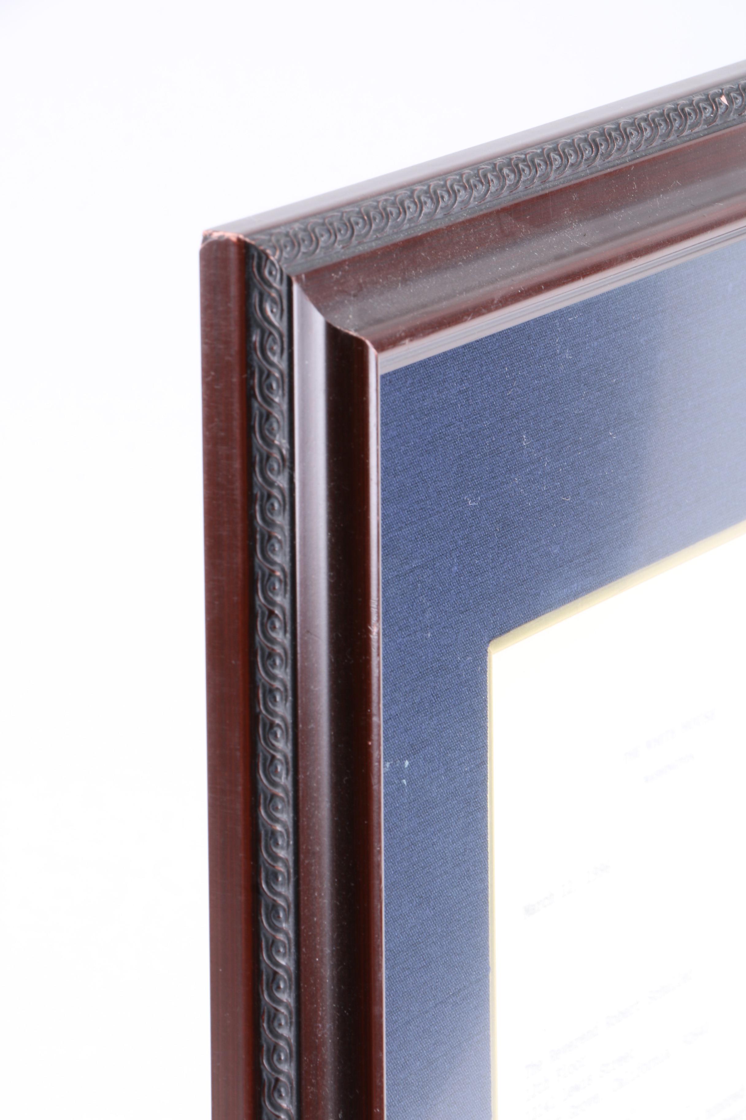 Signed Letter and "Between Hope and History" by Bill Clinton