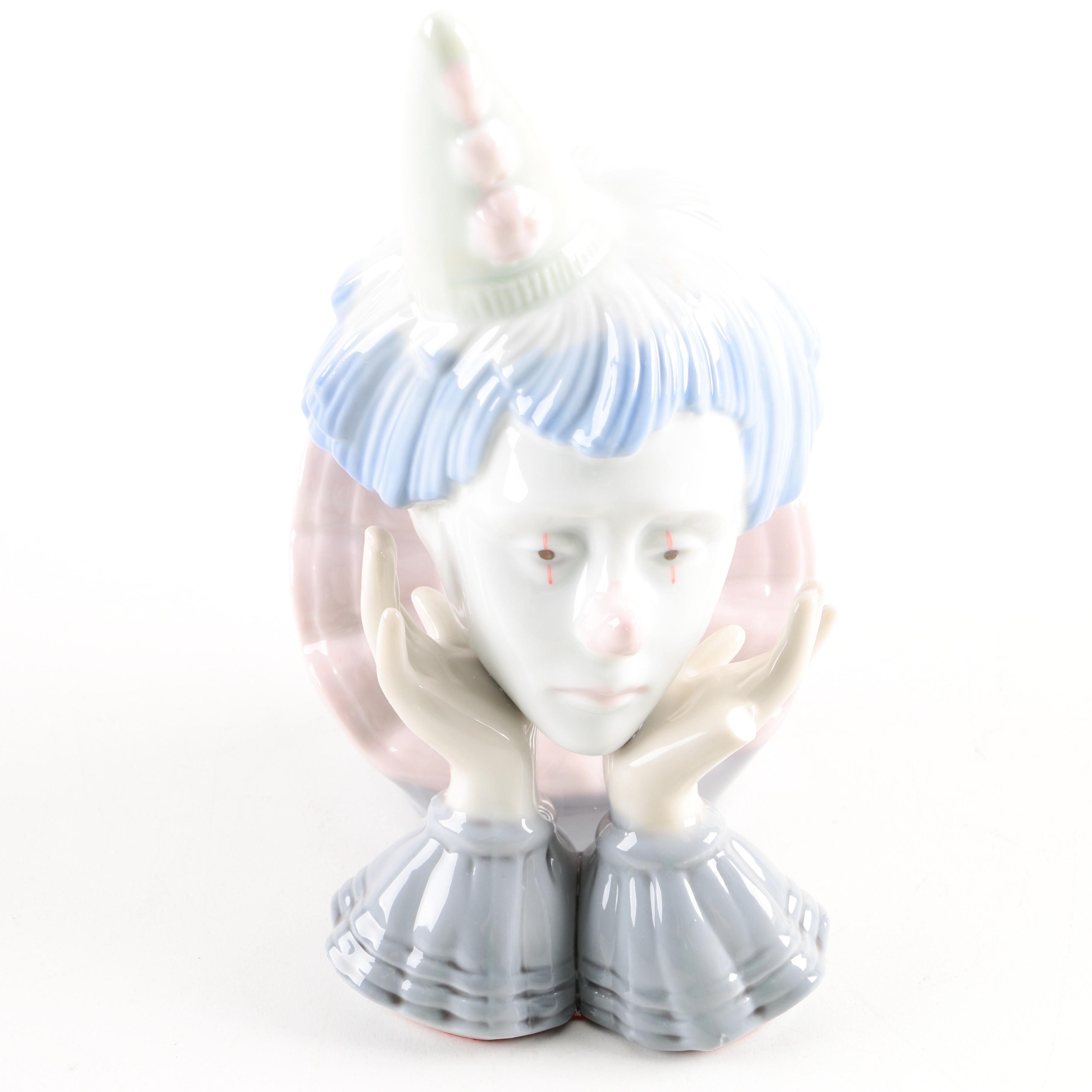 Lladró "Dreams" Porcelain Clown Bust