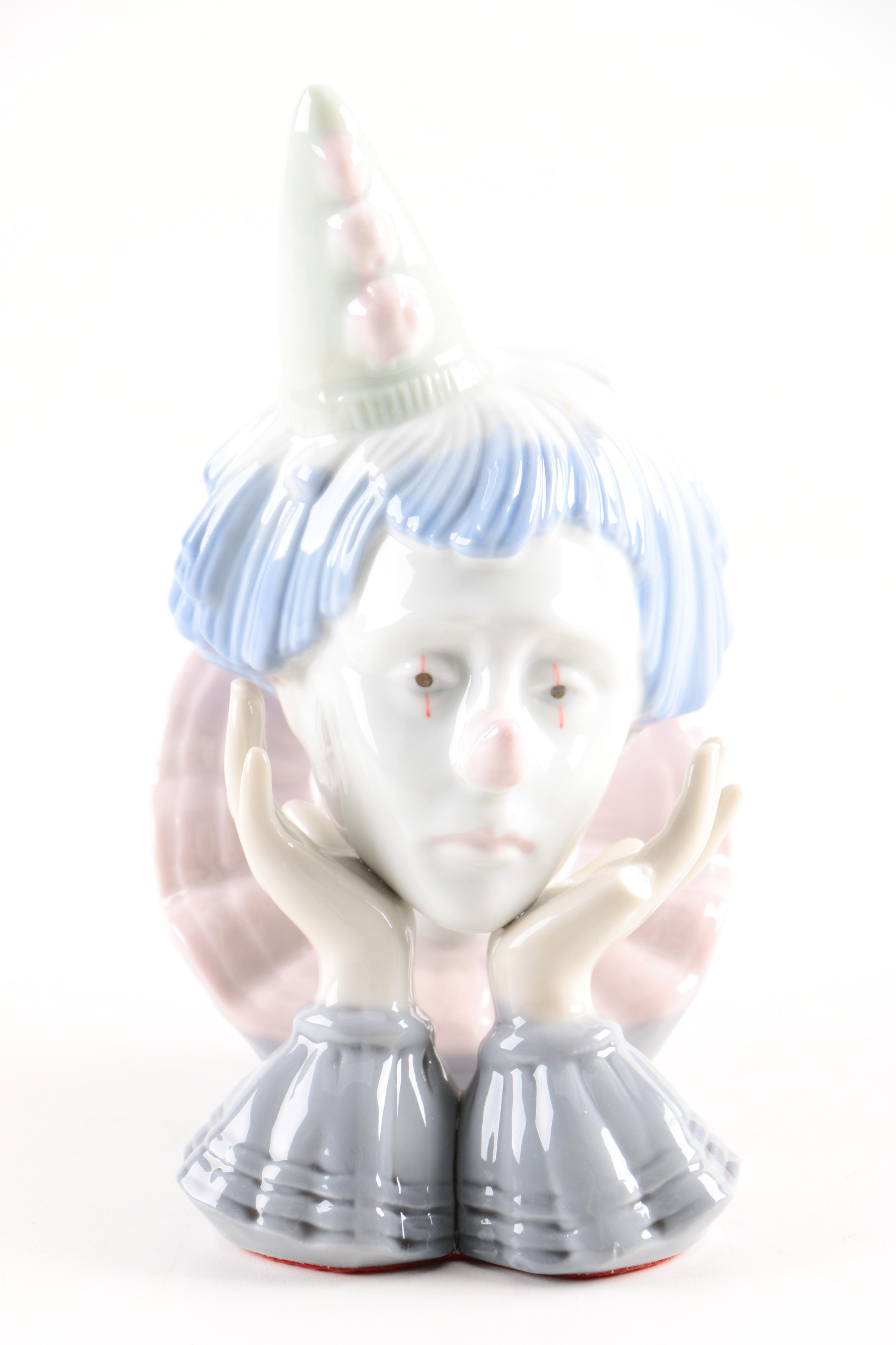 Lladró "Dreams" Porcelain Clown Bust