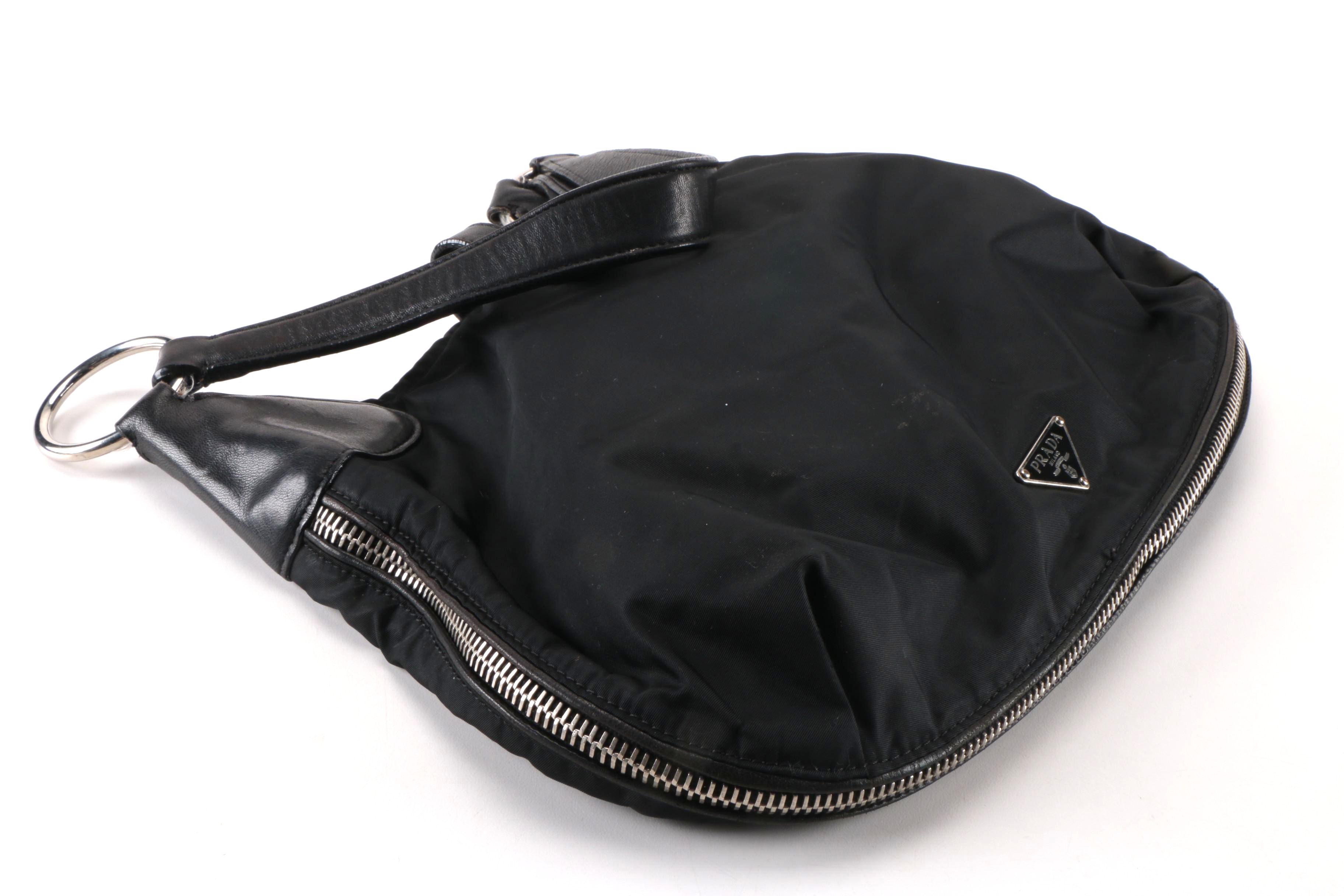 Prada Black Nylon Handbag