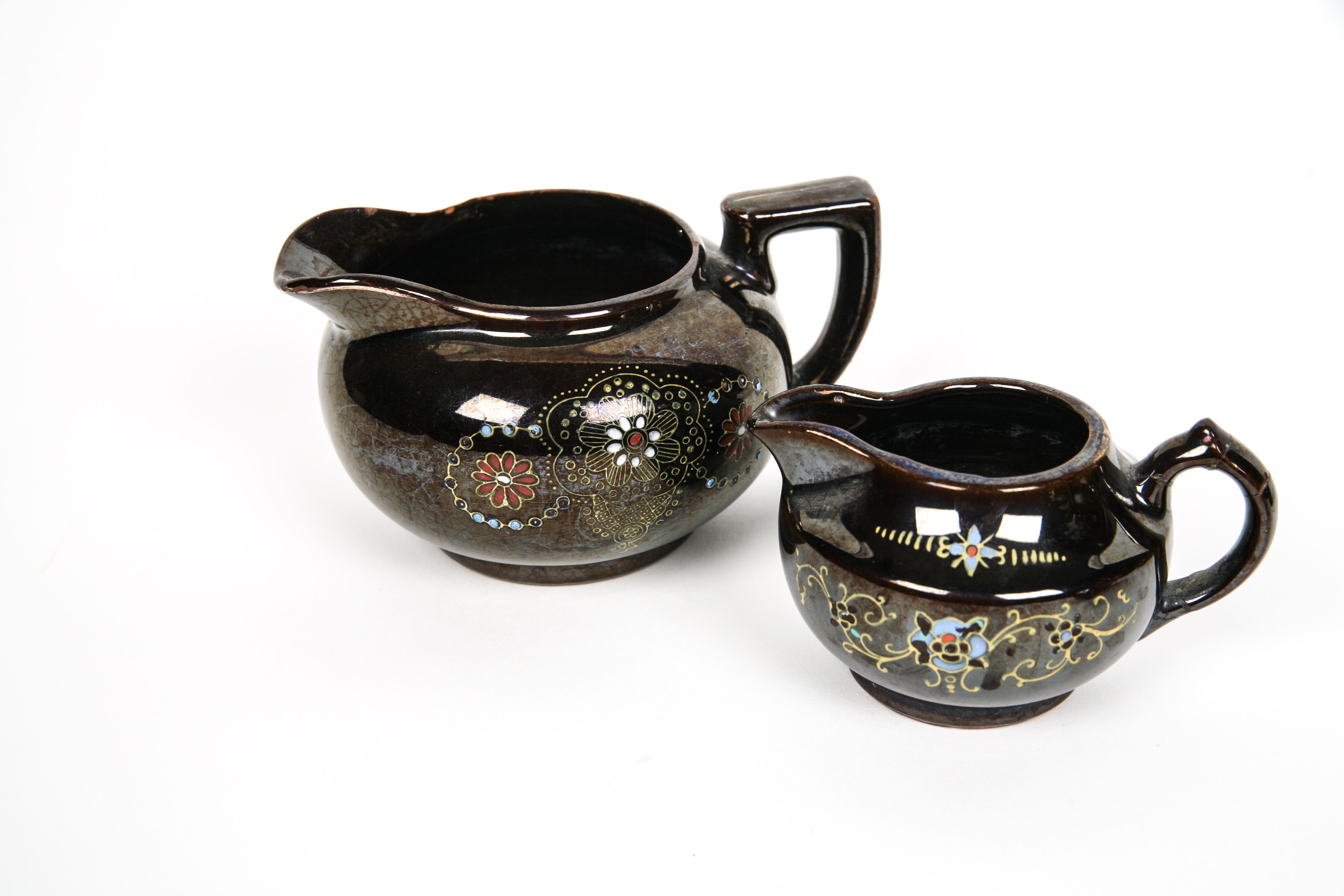 Glazed Pottery Tea Set