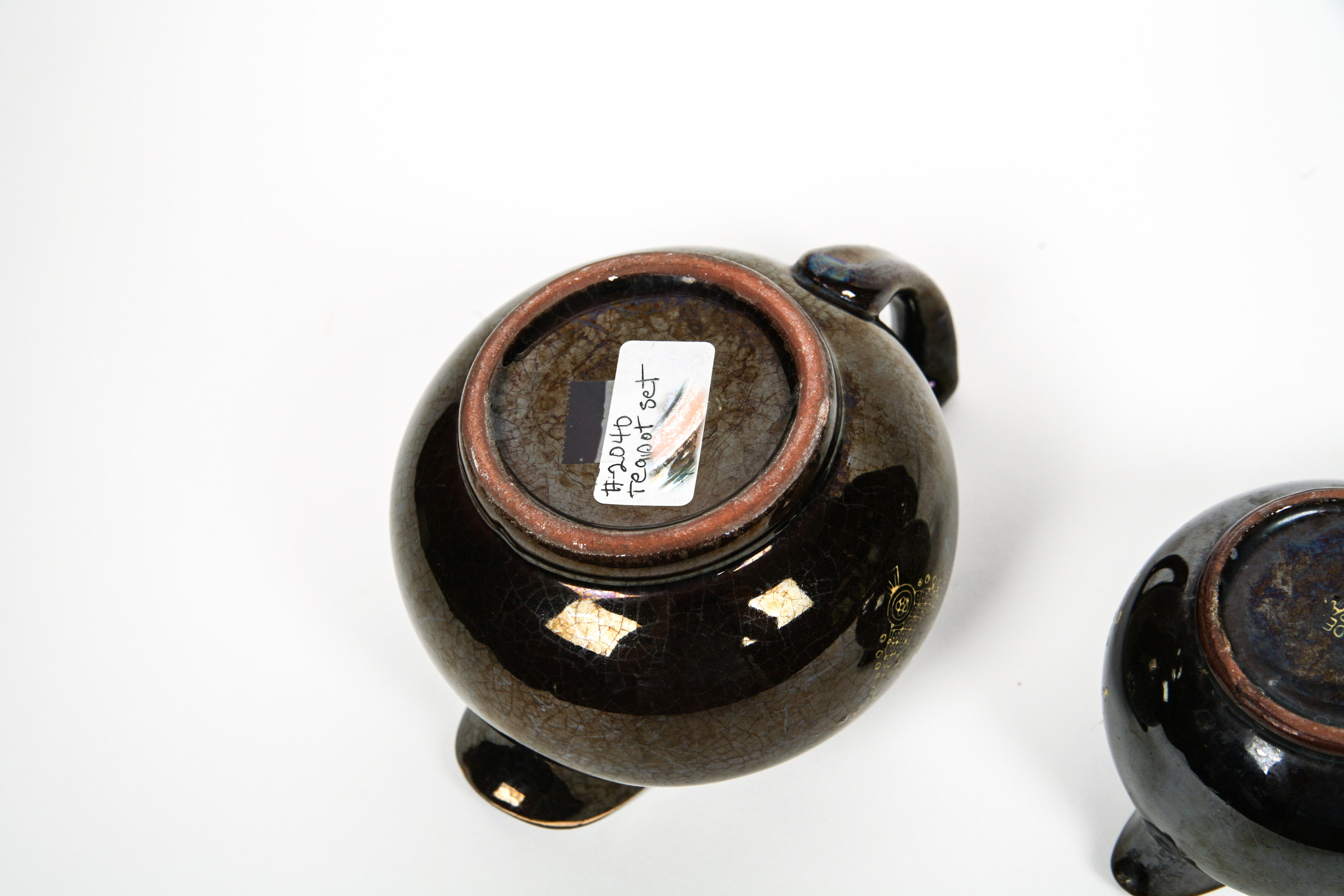 Glazed Pottery Tea Set