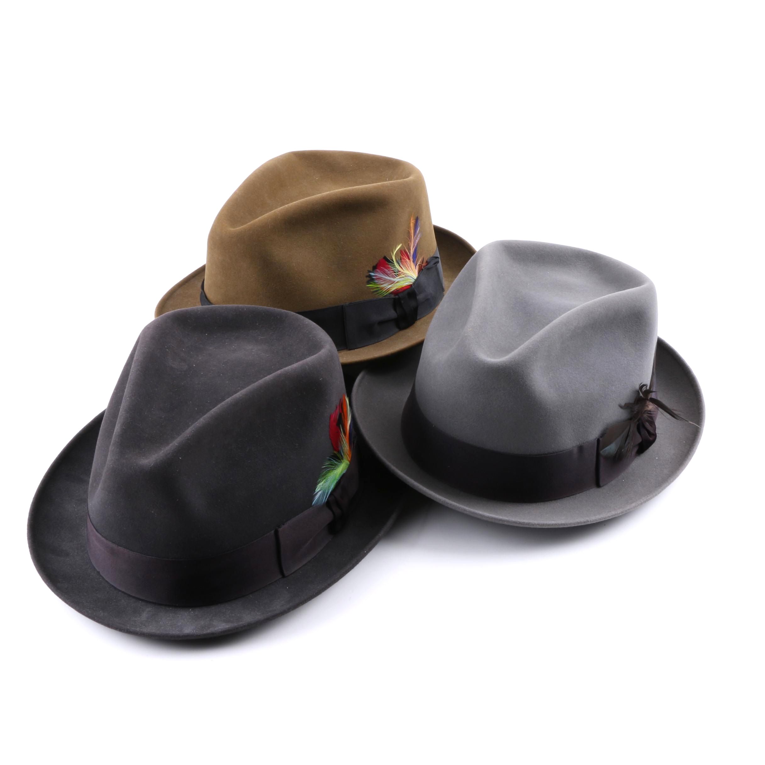 Vintage Dobb's Rainbow Fedoras