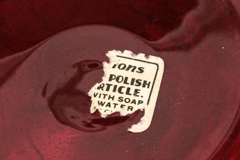 Pair of Floral Glass Vases