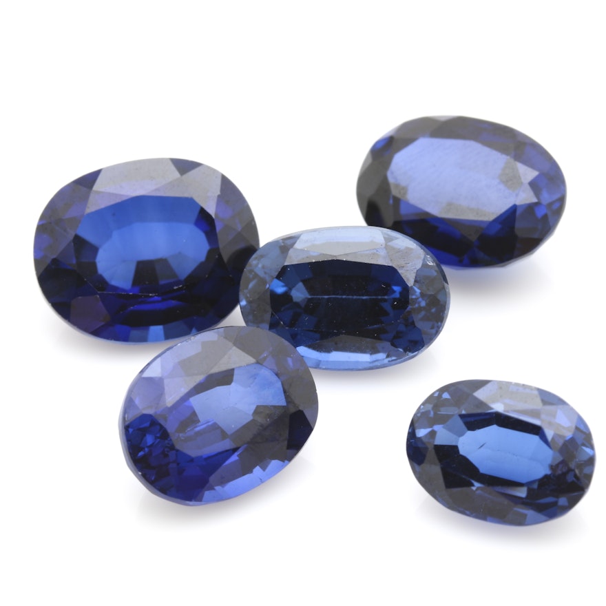 41.86 CTW Loose Blue Sapphires