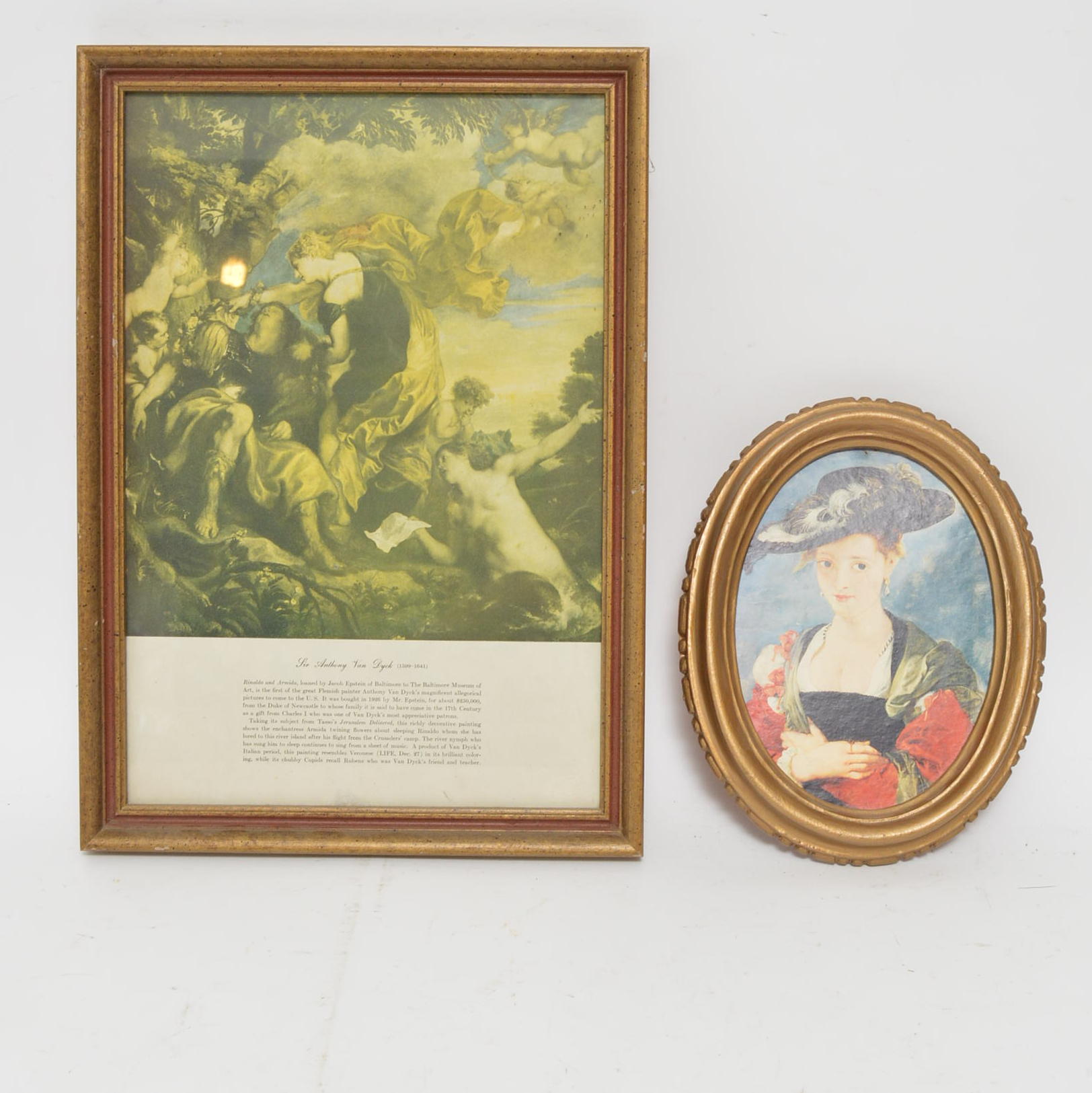 Offset Lithographs After Originals by Rubens and van Dyck