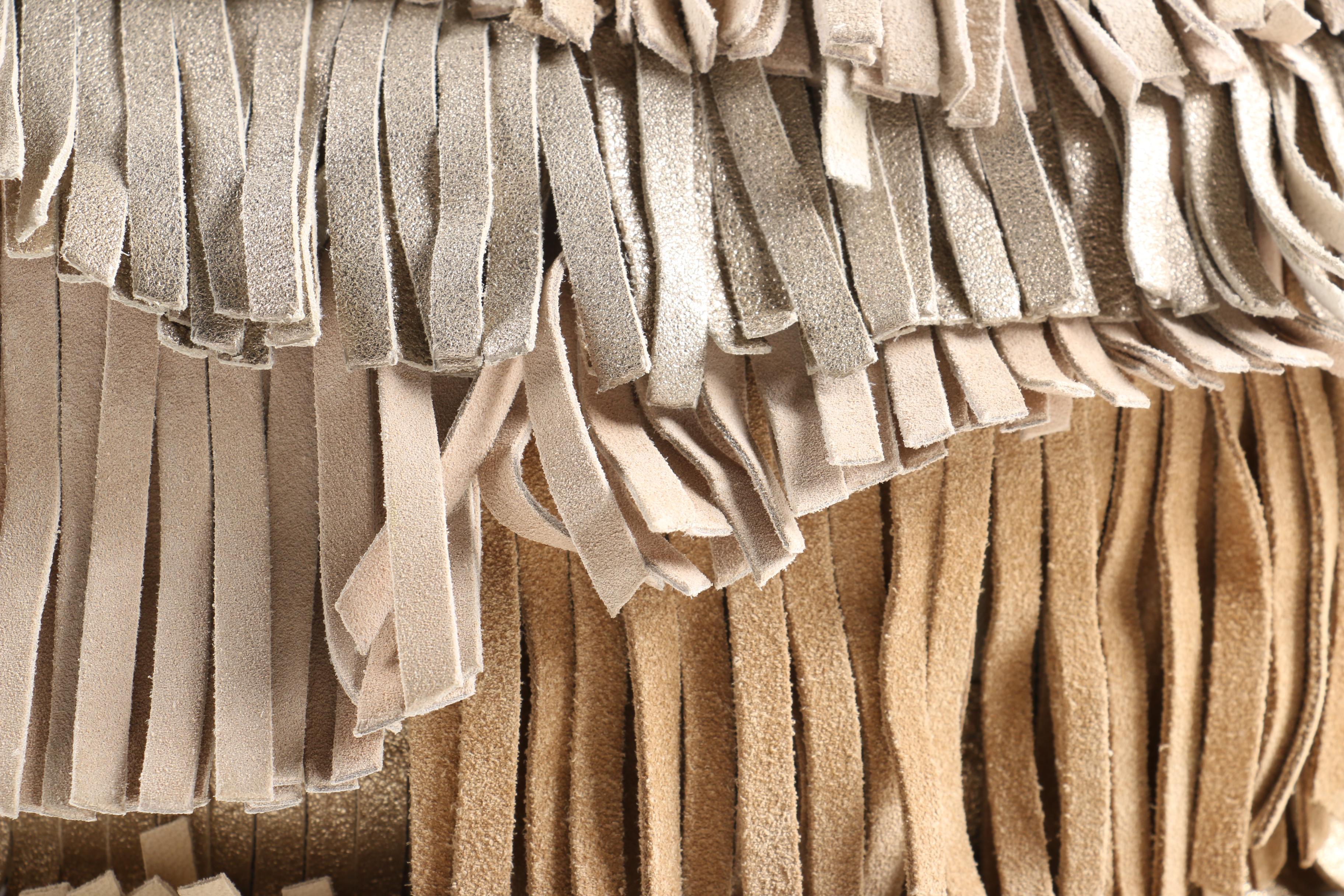 Coach Suede Fringe Tote Handbag