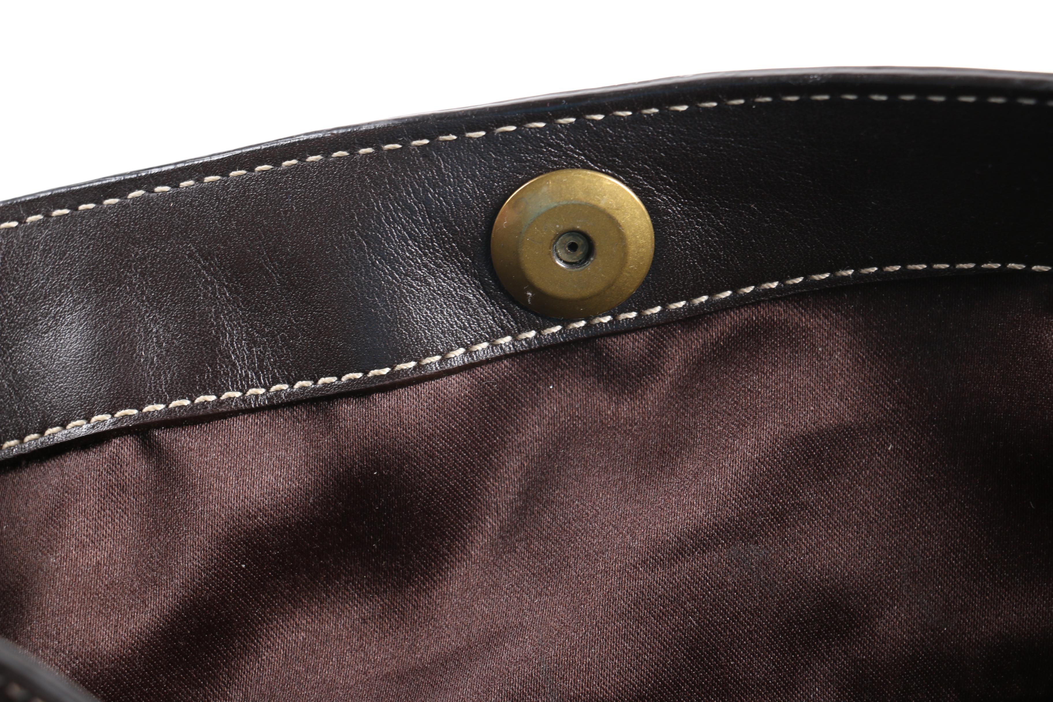 Coach Suede Fringe Tote Handbag