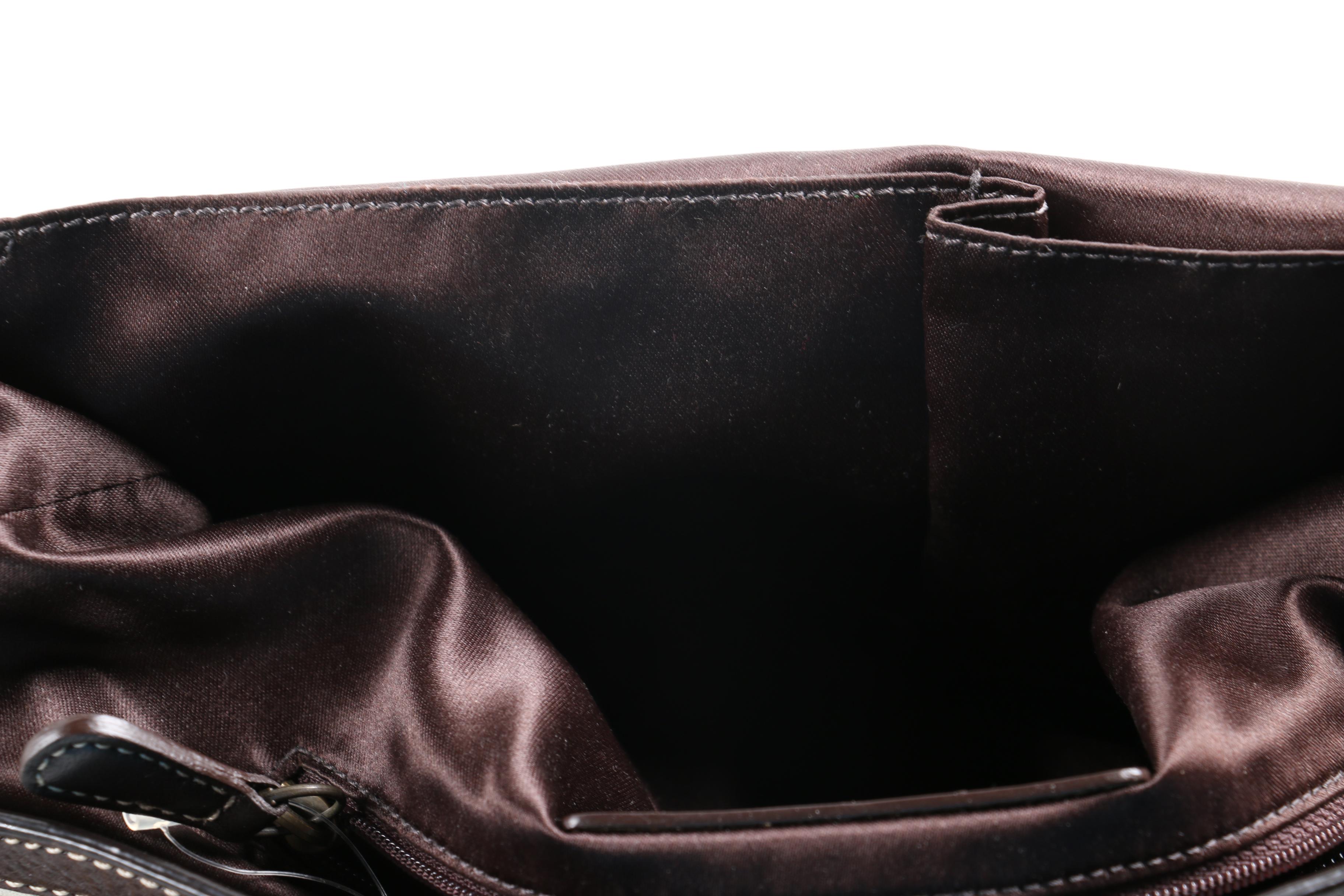 Coach Suede Fringe Tote Handbag