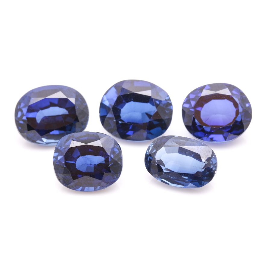 33.16 CTW Loose Blue Sapphires