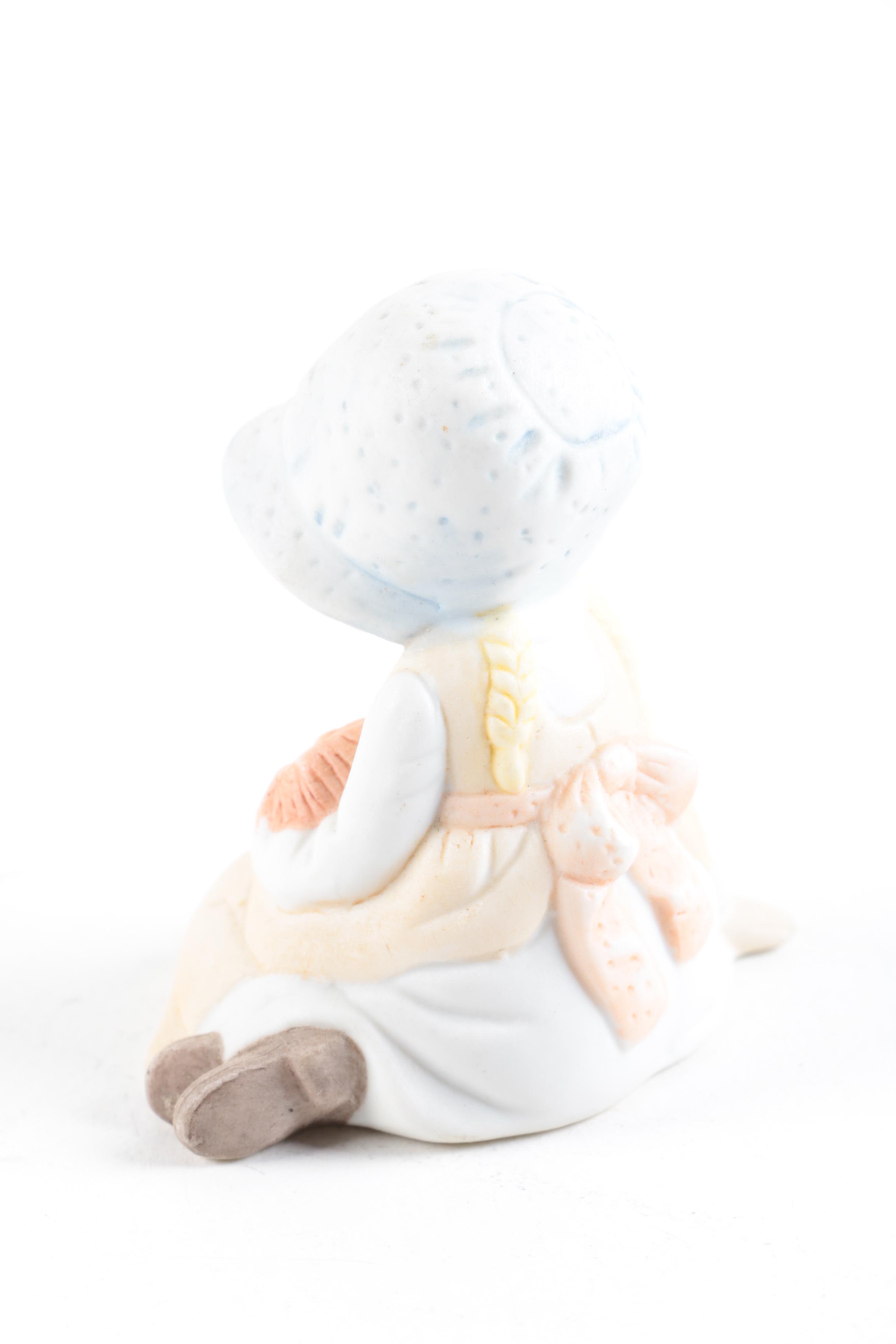 Porcelain Figurine Including Holly Hobbie