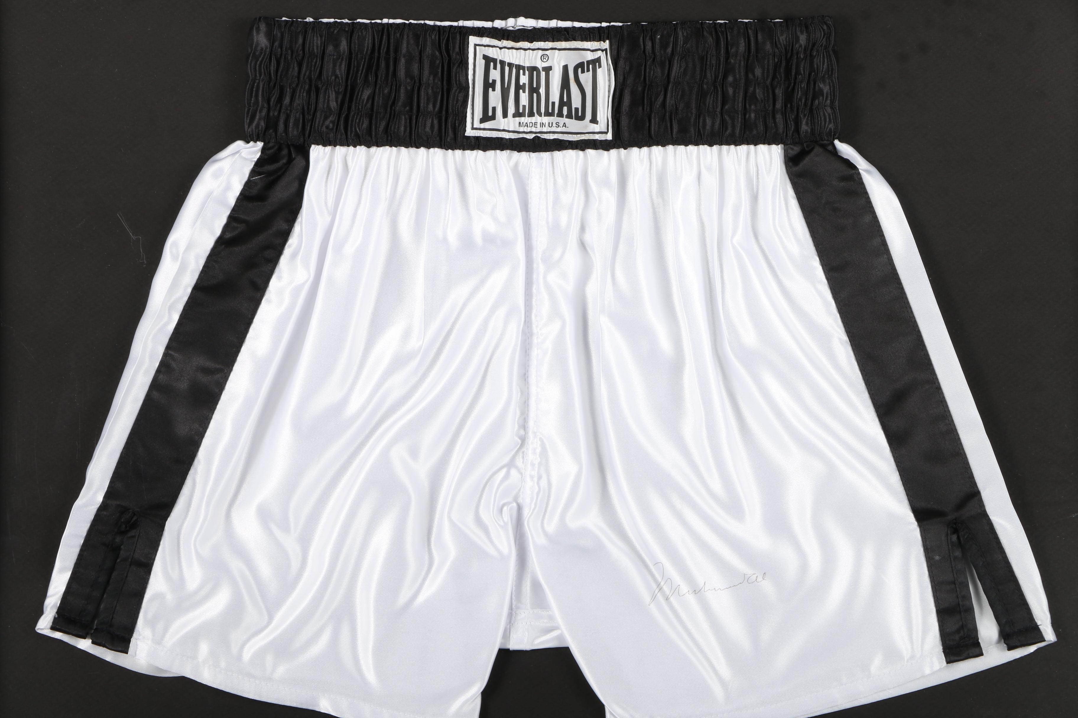 Limited Edition Signed Muhammad Ali Boxing Shorts