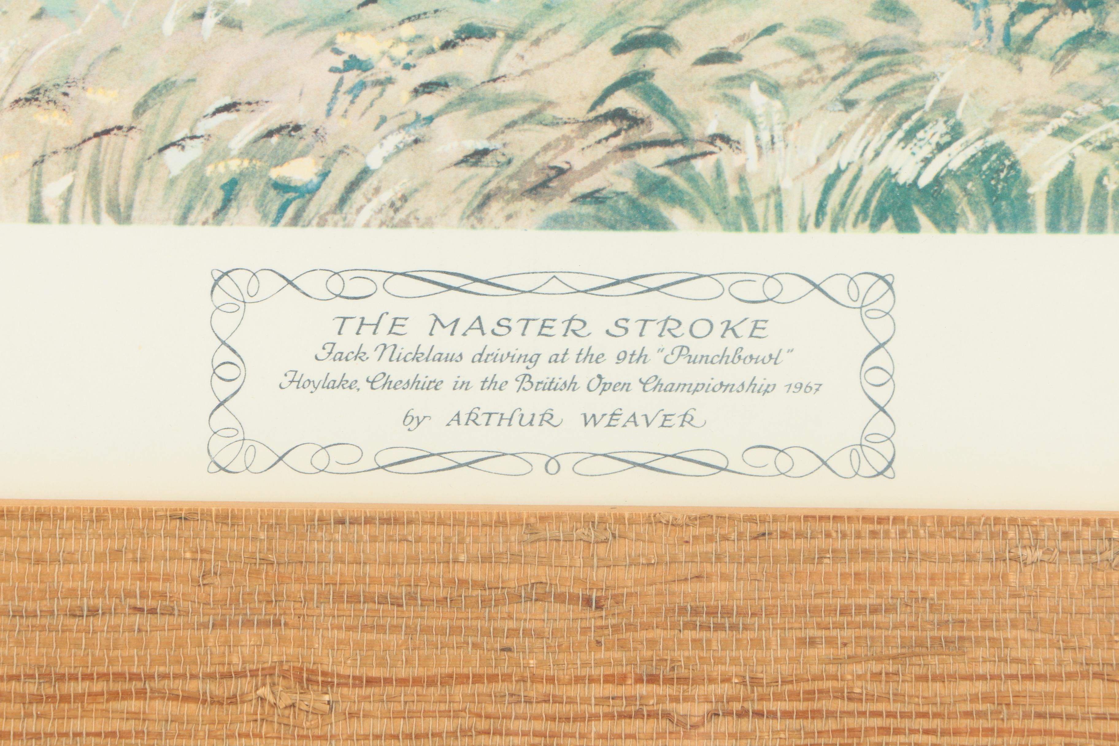 Giclee After Arthur Weaver's Painting "The Master Stroke"